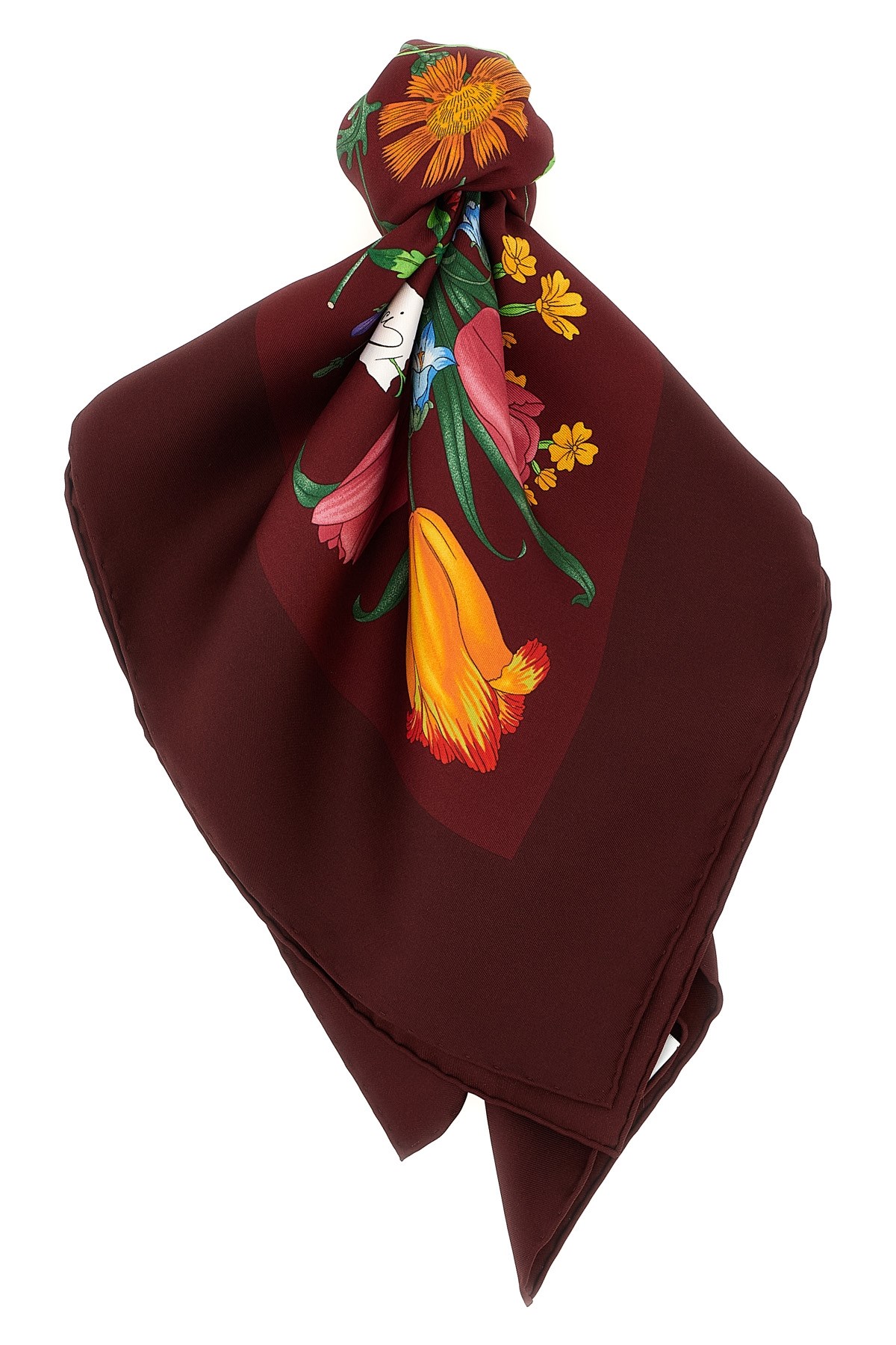 Gucci 'flora' Scarf In Multi