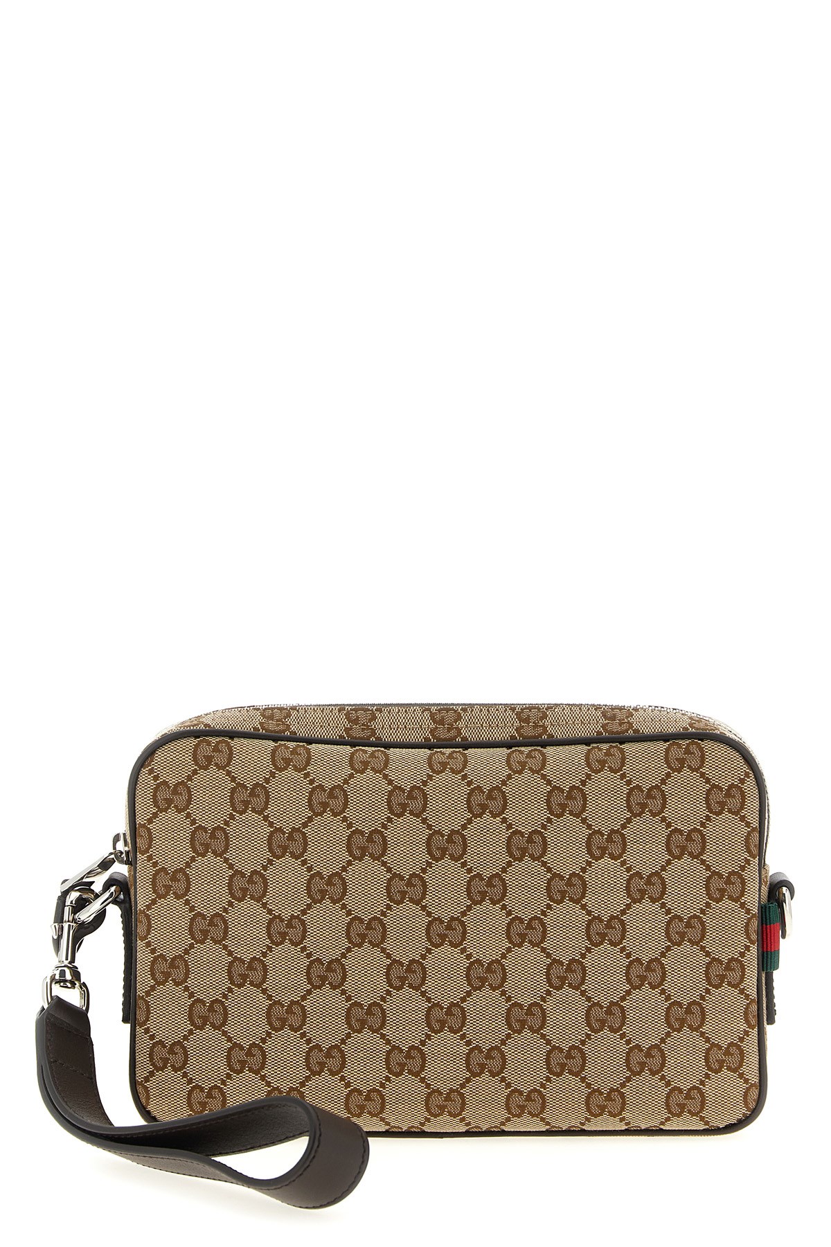 Gucci Gg Small Shoulder Strap In Brown