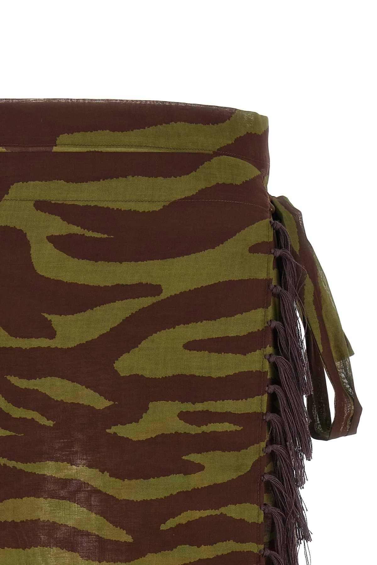 水着・ビーチグッズその他 THE ATTICO Zebra print sarong The Attico Red Zebra-Print Bikini The Attico