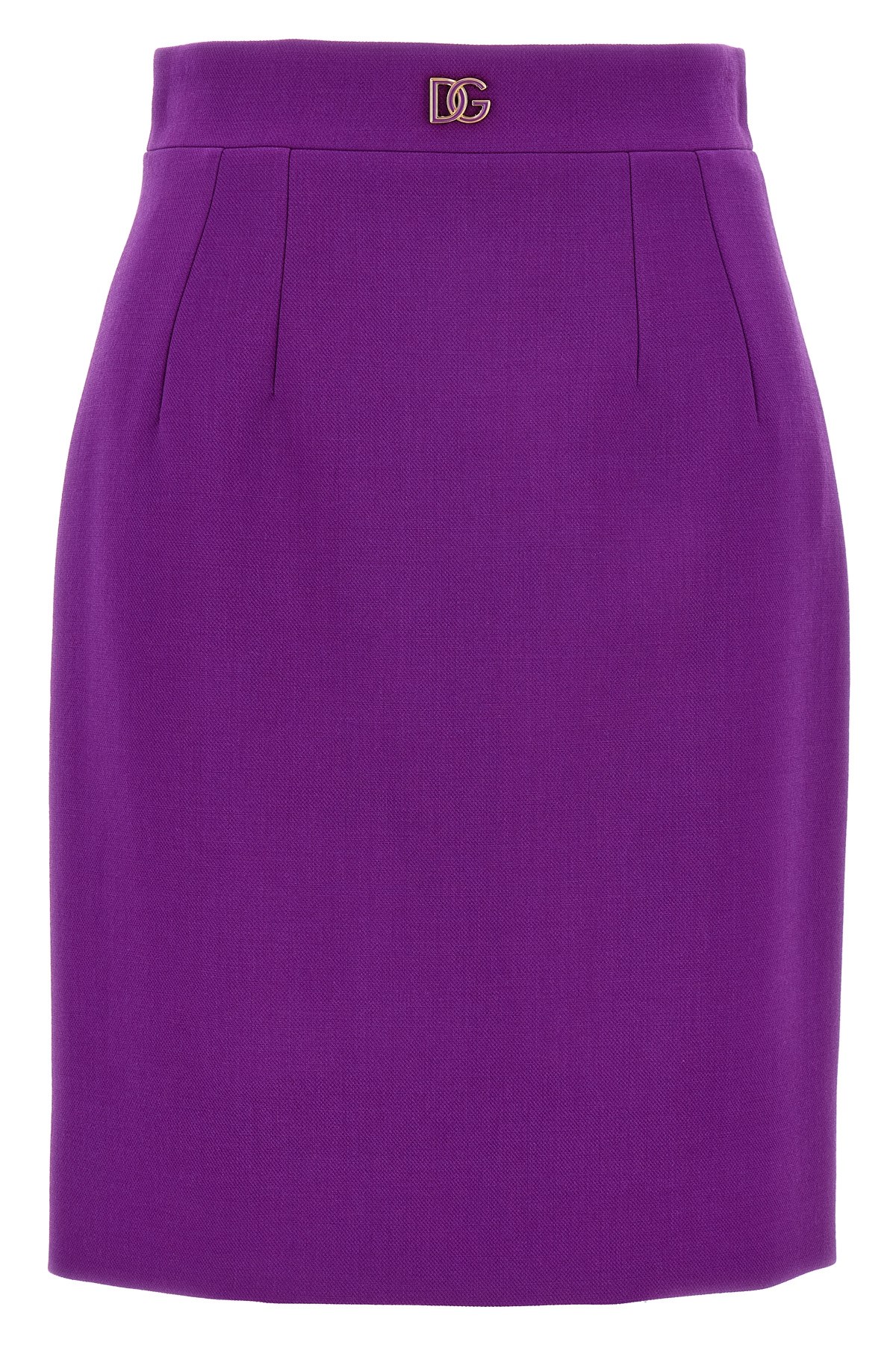 Balmain 'leone' button two-tone skirt available on julian