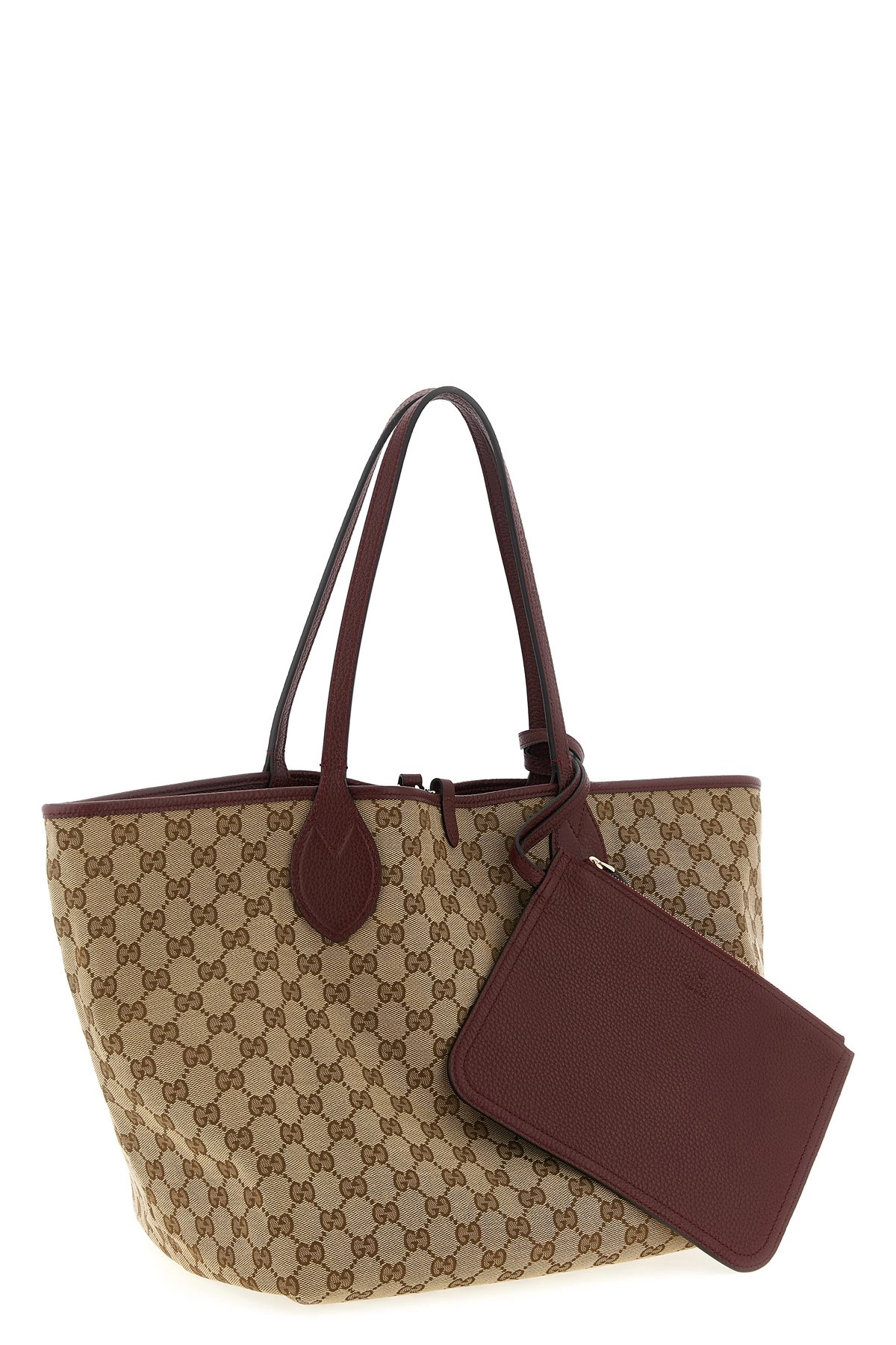 トートバッグ GUCCI LARGE REVERSIBLE \"GUCCI TOTISSIMA\" SHOPPING BAG Gucci Totissima large reversible tote bag in Rosso Ancora