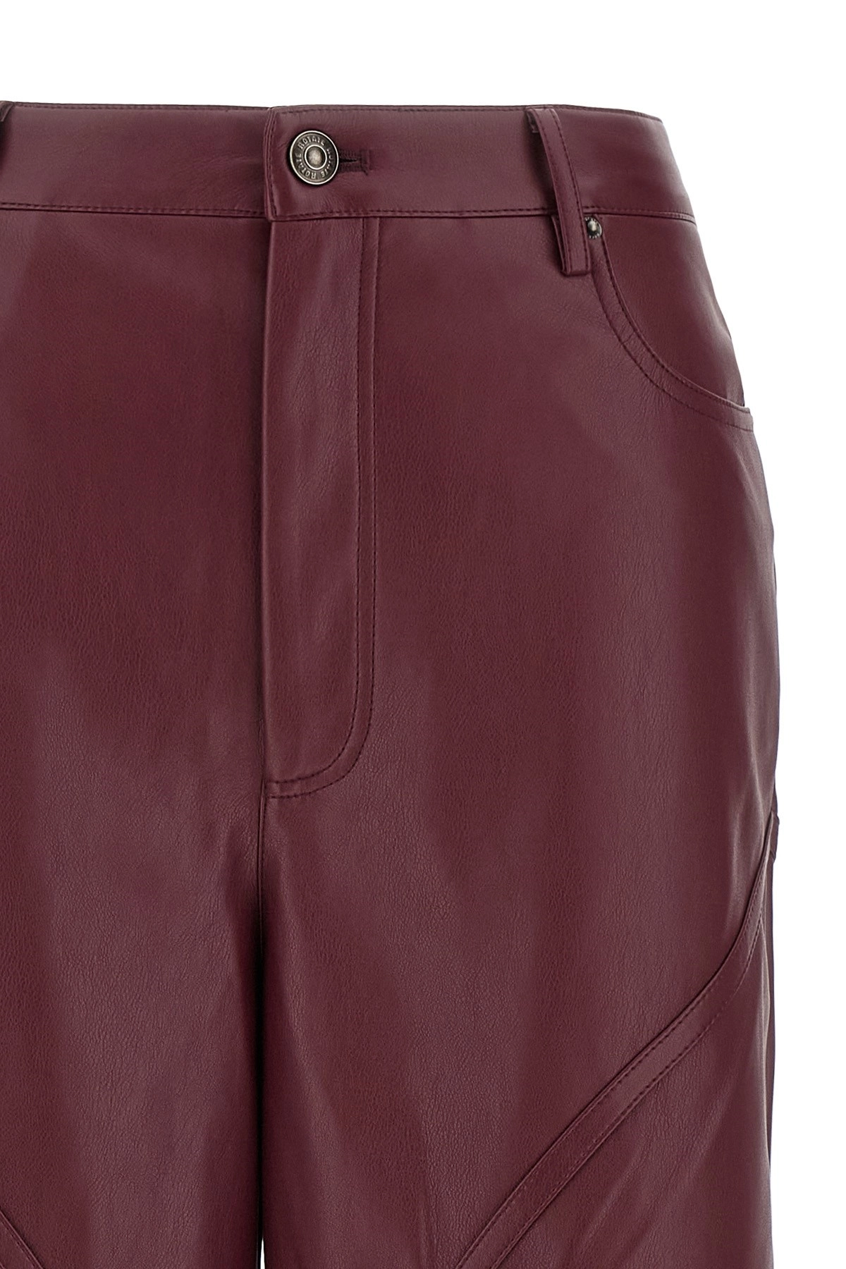パンツ ROTATE BIRGER CHRISTENSEN 'Mid Waisted Piping' pants Lacing Sweatpants Black - ROTATE Birger Christensen