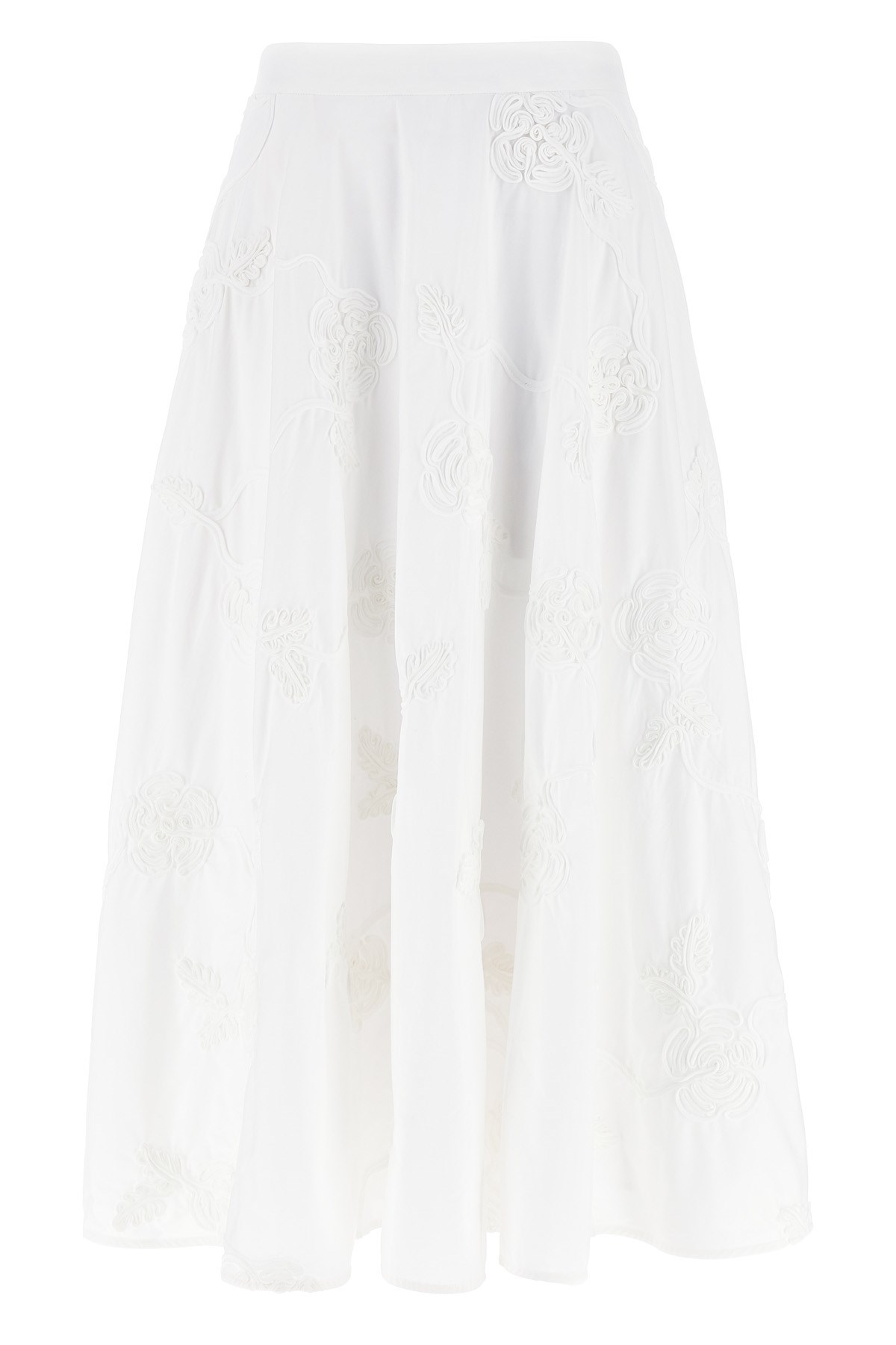 Rotate Birger Christensen 'flower Maxi' Skirt In White
