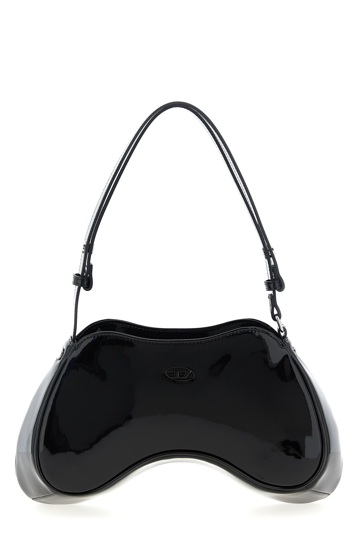 Diesel Play Synthetic Shoulder Bag In Black