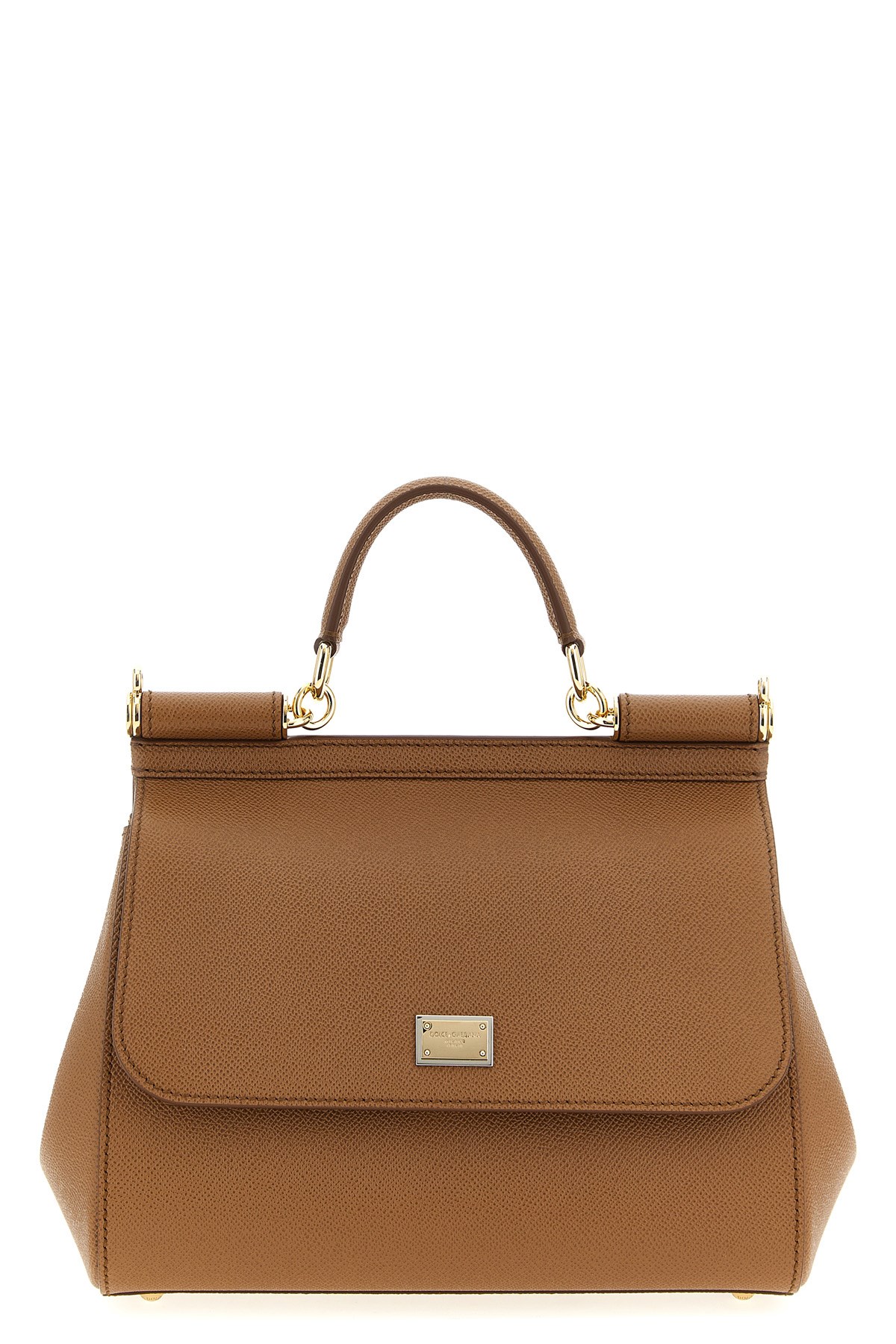 Dolce & Gabbana 'sicily' Large Handbag In Brown