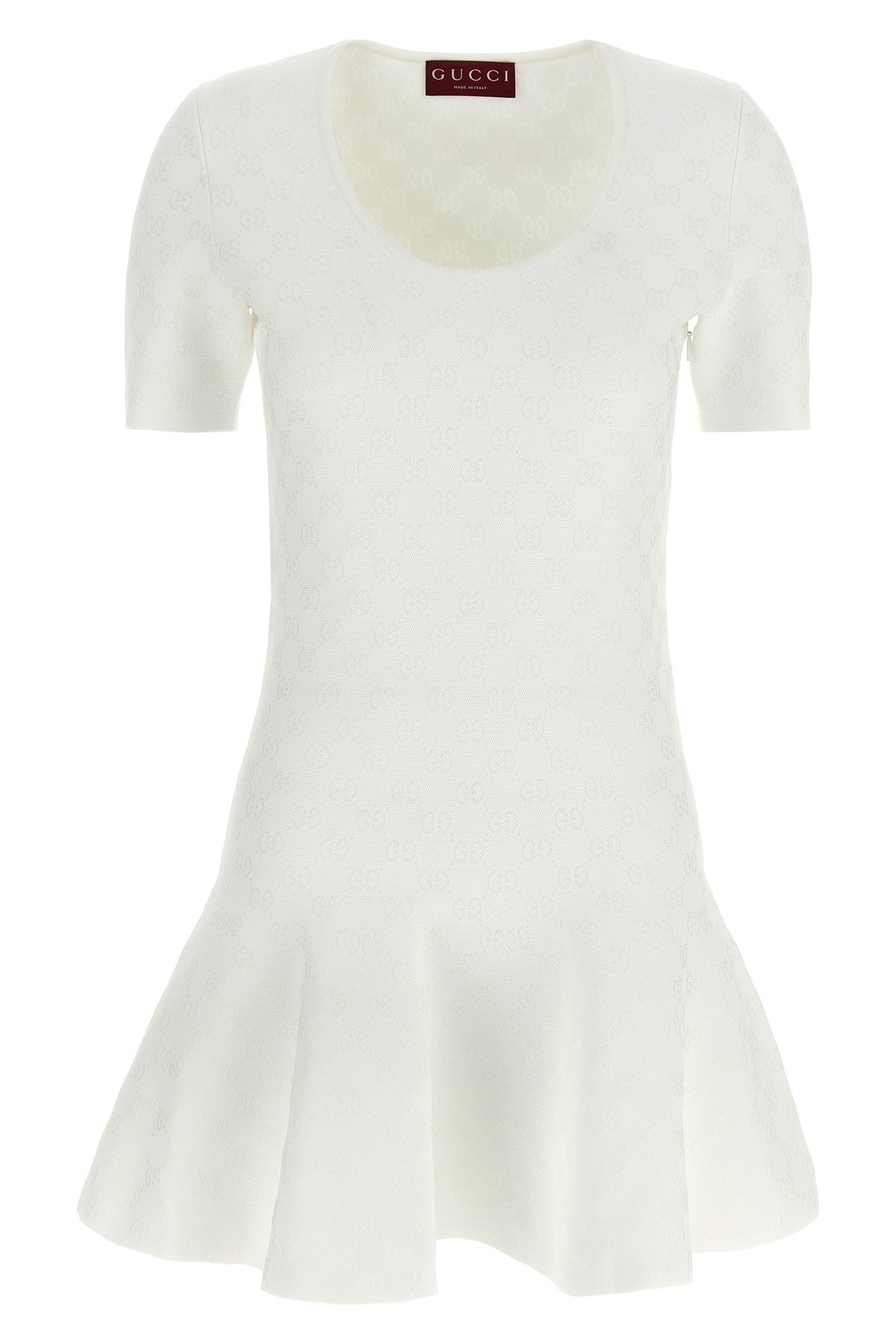 Gucci Gg Dress In White
