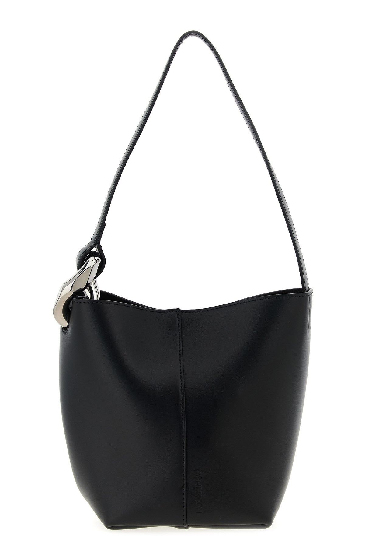 Jw Anderson The Jwa Small Corner Bucket Shoulder Bag In Black