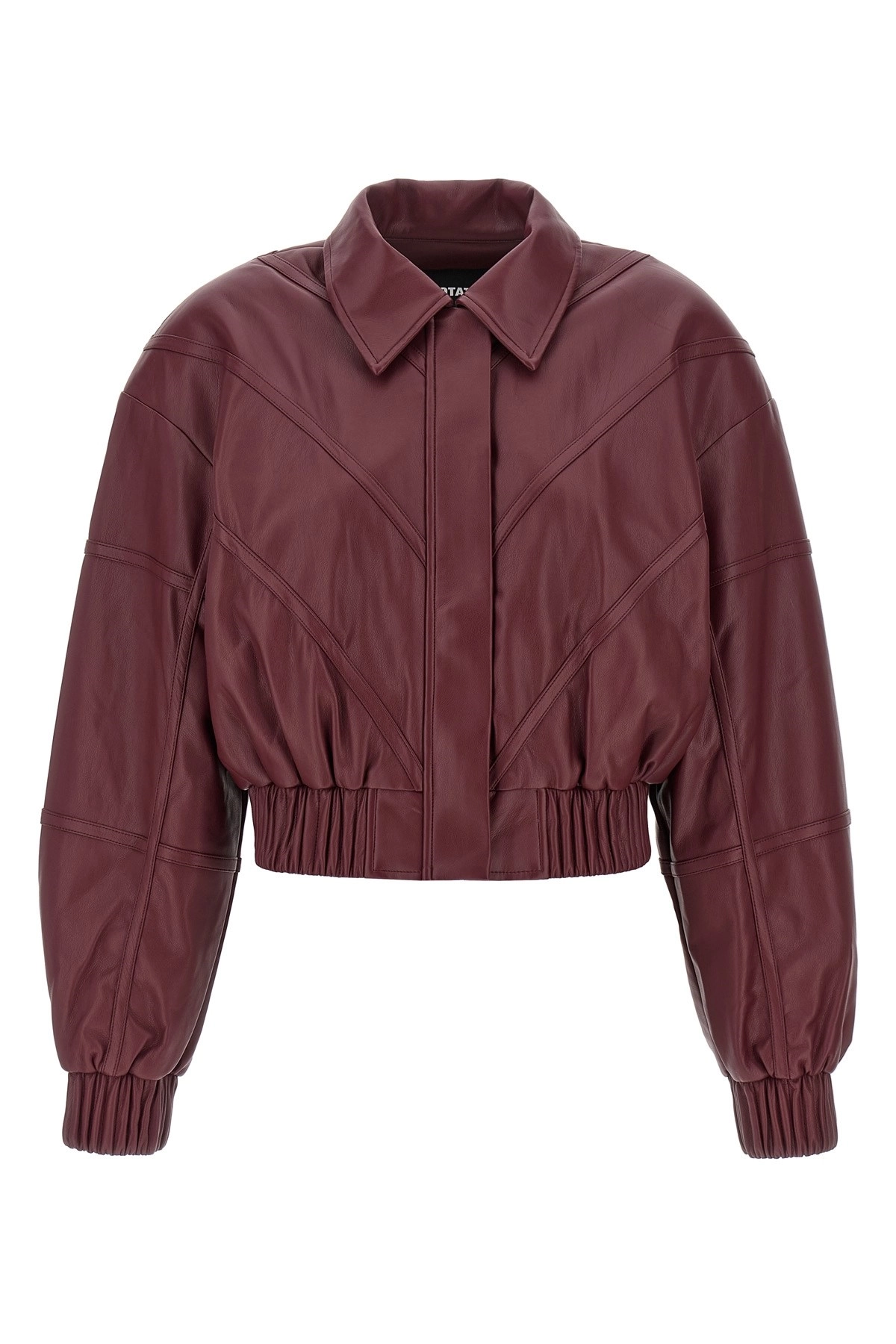 ダウンジャケット・コート ROTATE BIRGER CHRISTENSEN Leather effect bomber jacket Rotate birger christensen Leather effect bomber jacket