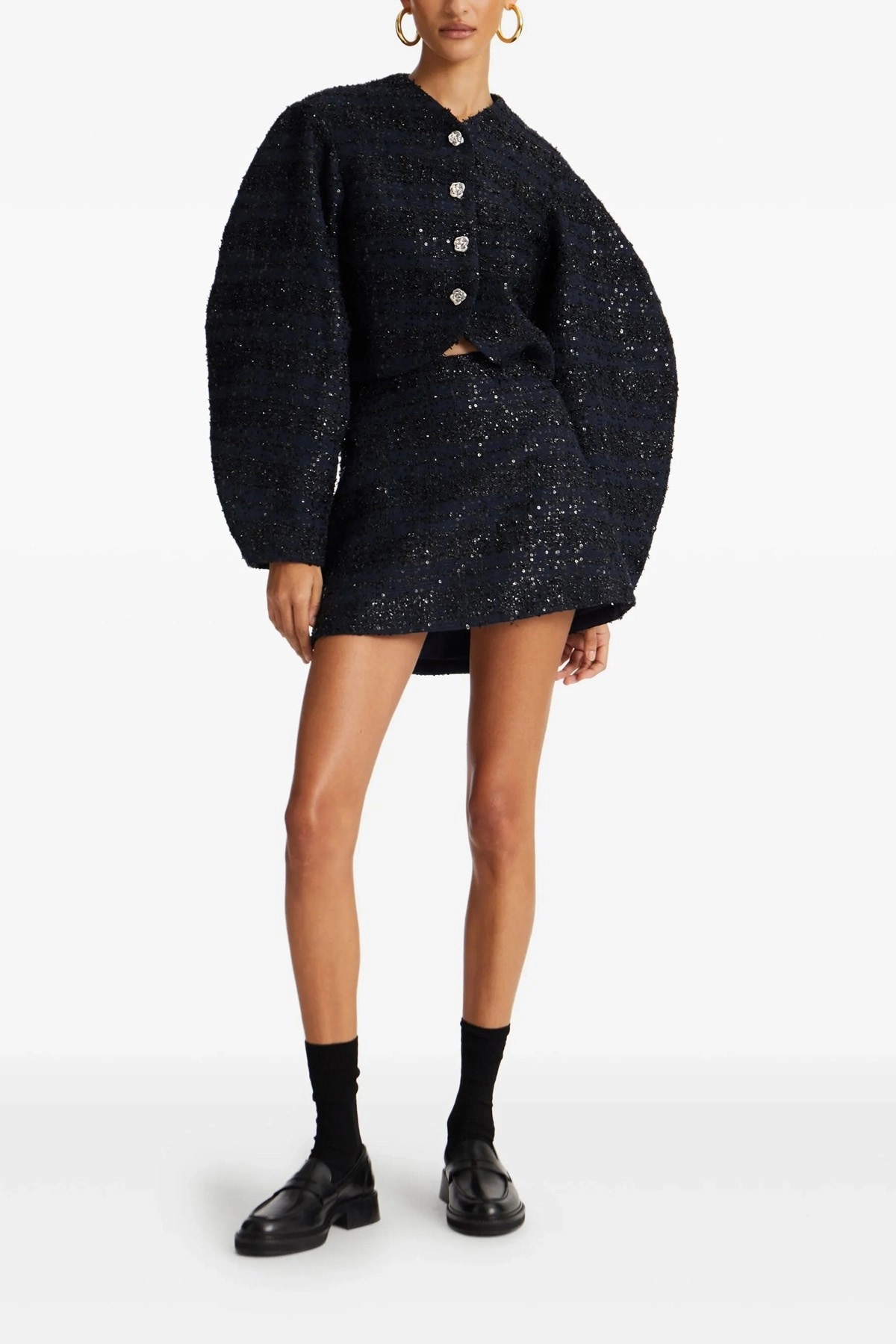 ダウンジャケット・コート ROTATE BIRGER CHRISTENSEN 'Boucle Short' blazer rotate_pf25_111124_1141971725_