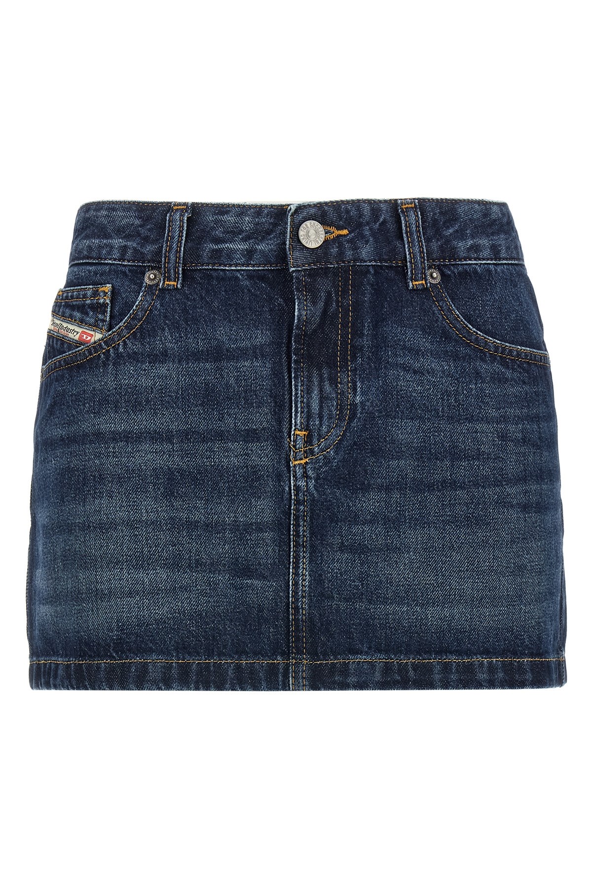 Diesel 'de-ron' Skirt In Blue