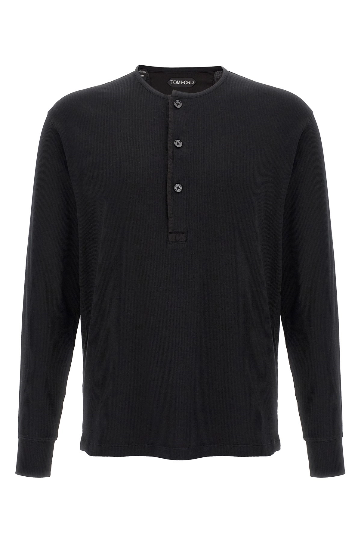 Tシャツ・カットソー TOM FORD FW25 Ribbed cotton t-shirt (JHL019JMC067 AW002) Tシャツ・カットソー TOM FORD TSHIRT (JHL019JMC067) Tom Ford