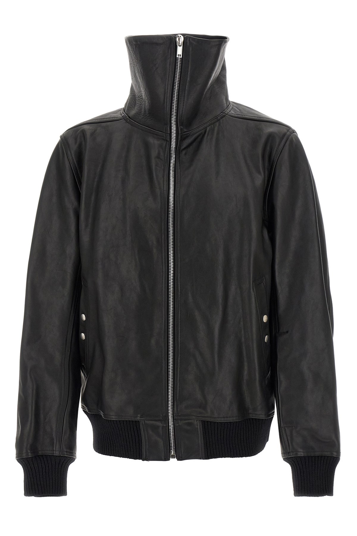 Rick Owens 'blixa Dracucollar' Jacket In Black
