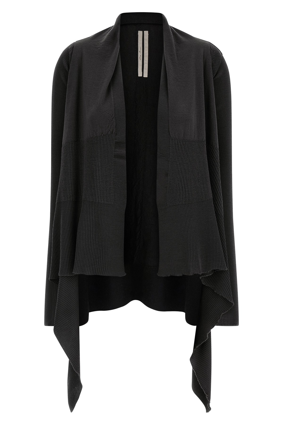 Rick Owens 'medium Wrap' Cardigan In Black