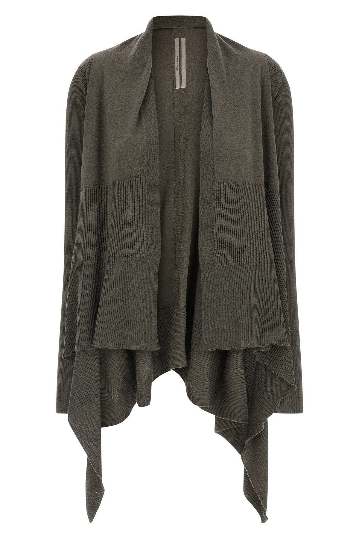 Rick Owens 'medium Wrap' Cardigan In Gray