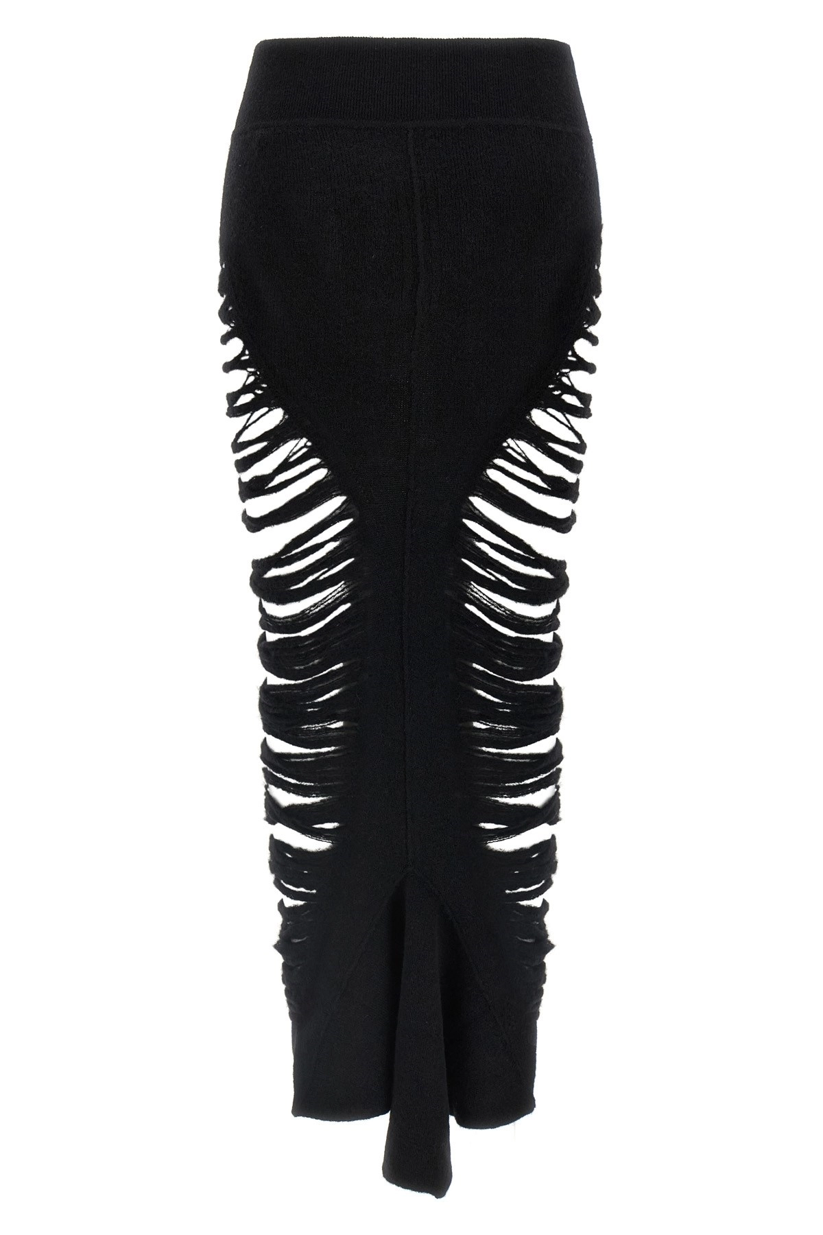 スカート RICK OWENS FW25 'Calf Dauphine' skirt (RP02E4685KGRIDP 09) RICK OWENS | DAUPHINE KNIT SKIRT