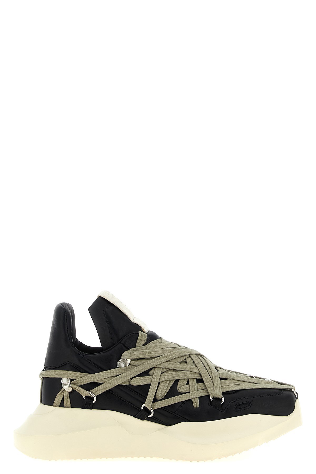 Rick Owens 'megalace Geth Runner' Sneakers In Black