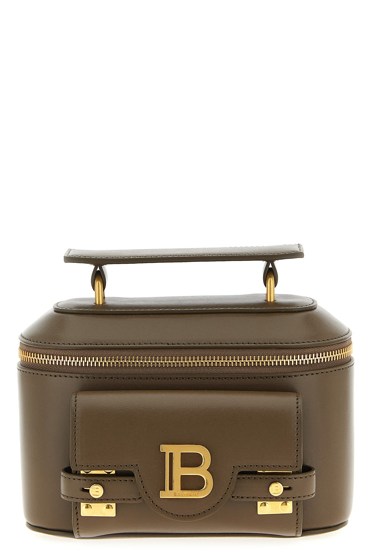 Balmain 'b-buzz Vanity' Handbag In Green