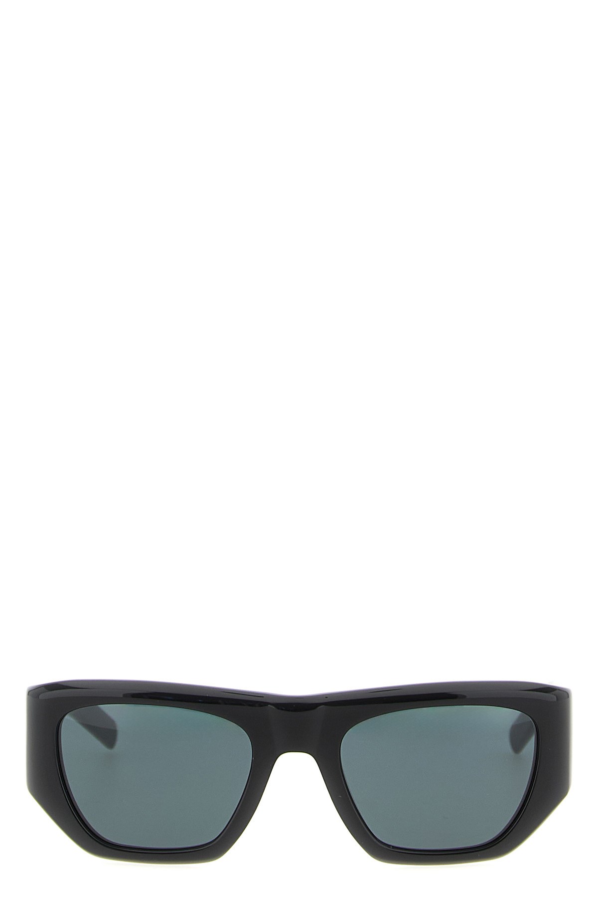 Saint Laurent '740' Rectangular Frame Sunglasses In Black