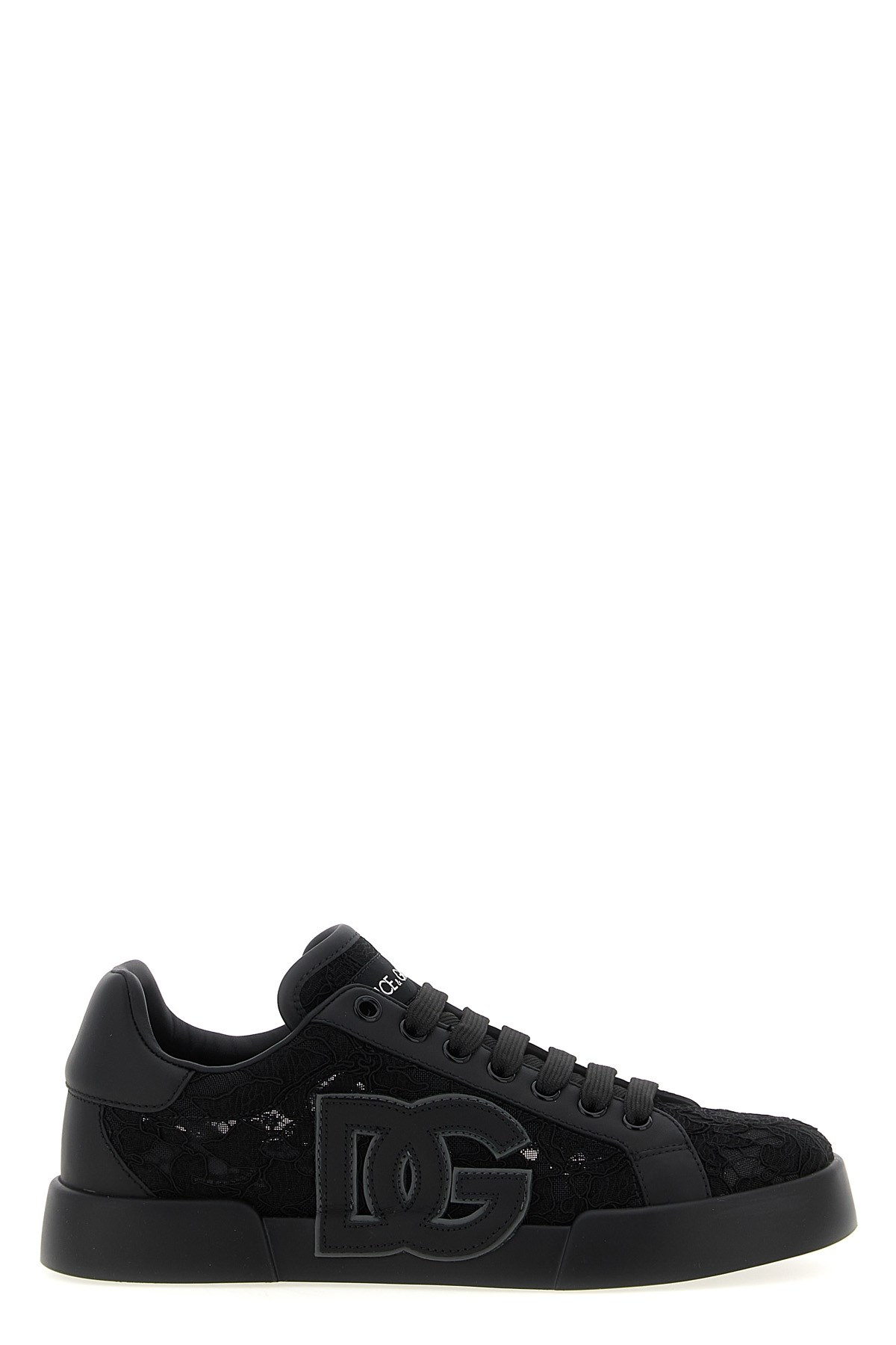 Dolce & Gabbana 'portofino Light Strobel' Sneakers In Black