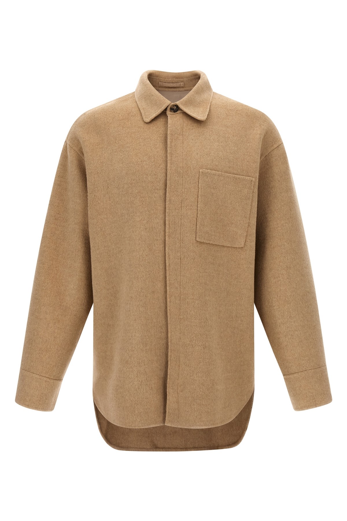 Jw Anderson J. W. Anderson Relaxed Fit Jacket With Classic Collar In Gray