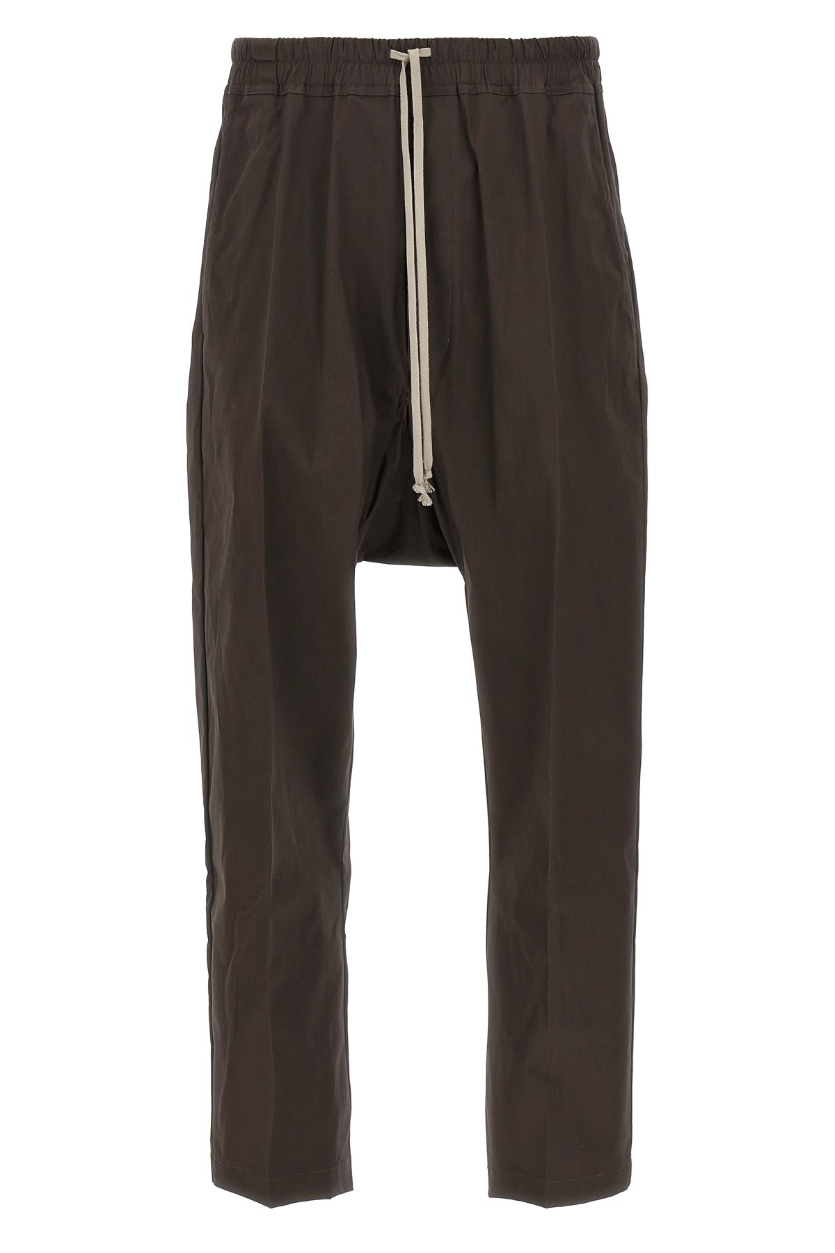 Rick Owens 'drawstring Long' Pants In Brown