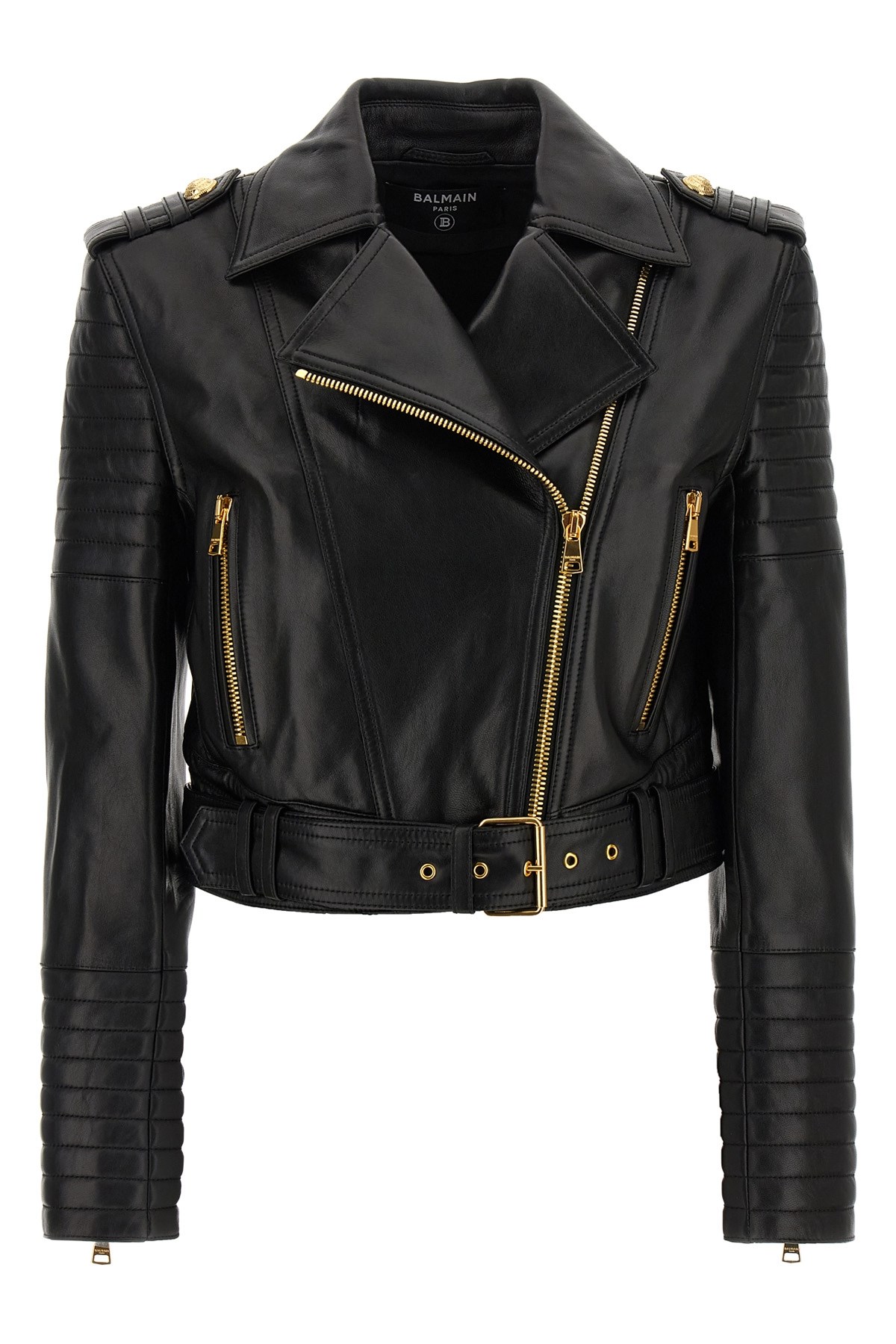 Leather Jacket - Size 36 FR