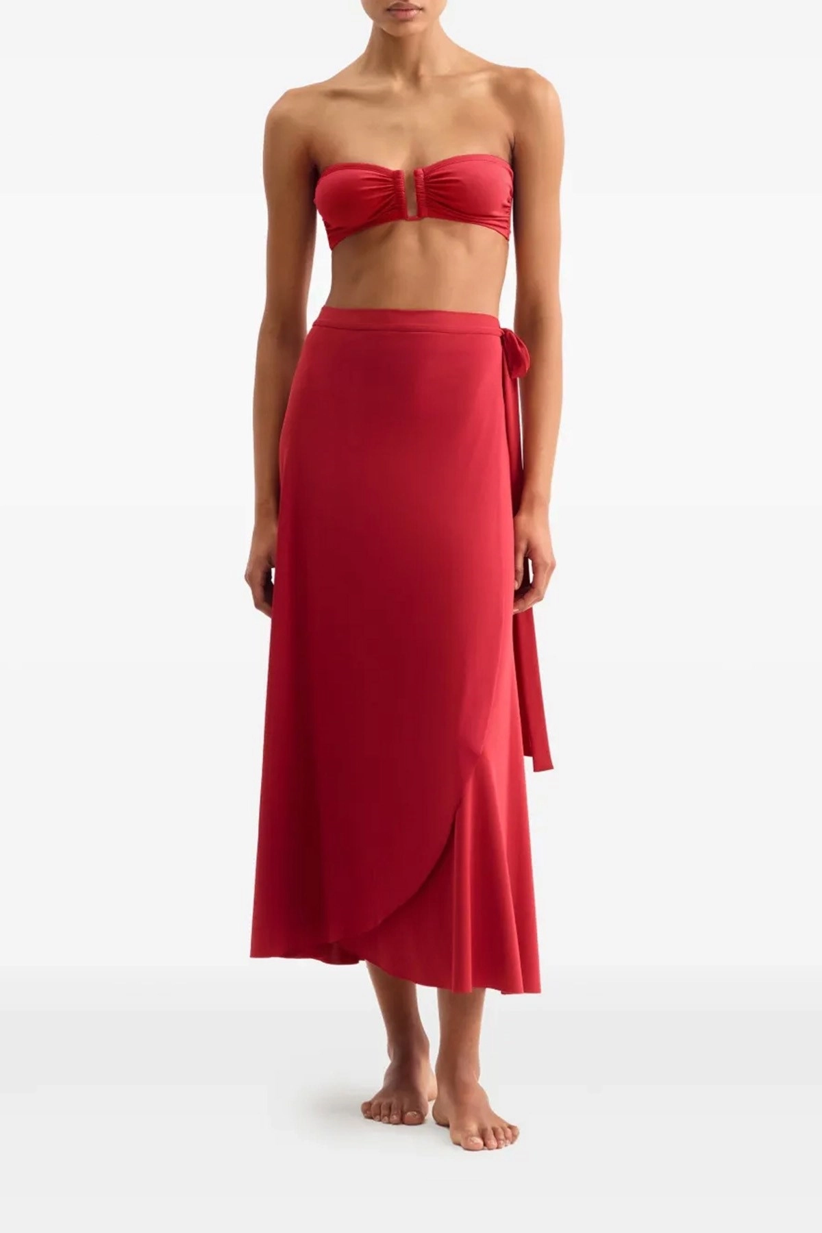 スカート ERES FW25 'Julieta' sarong skirt (242402 REINETTE25H) Eres 'julieta' sarong skirt available on julian-fashion.com