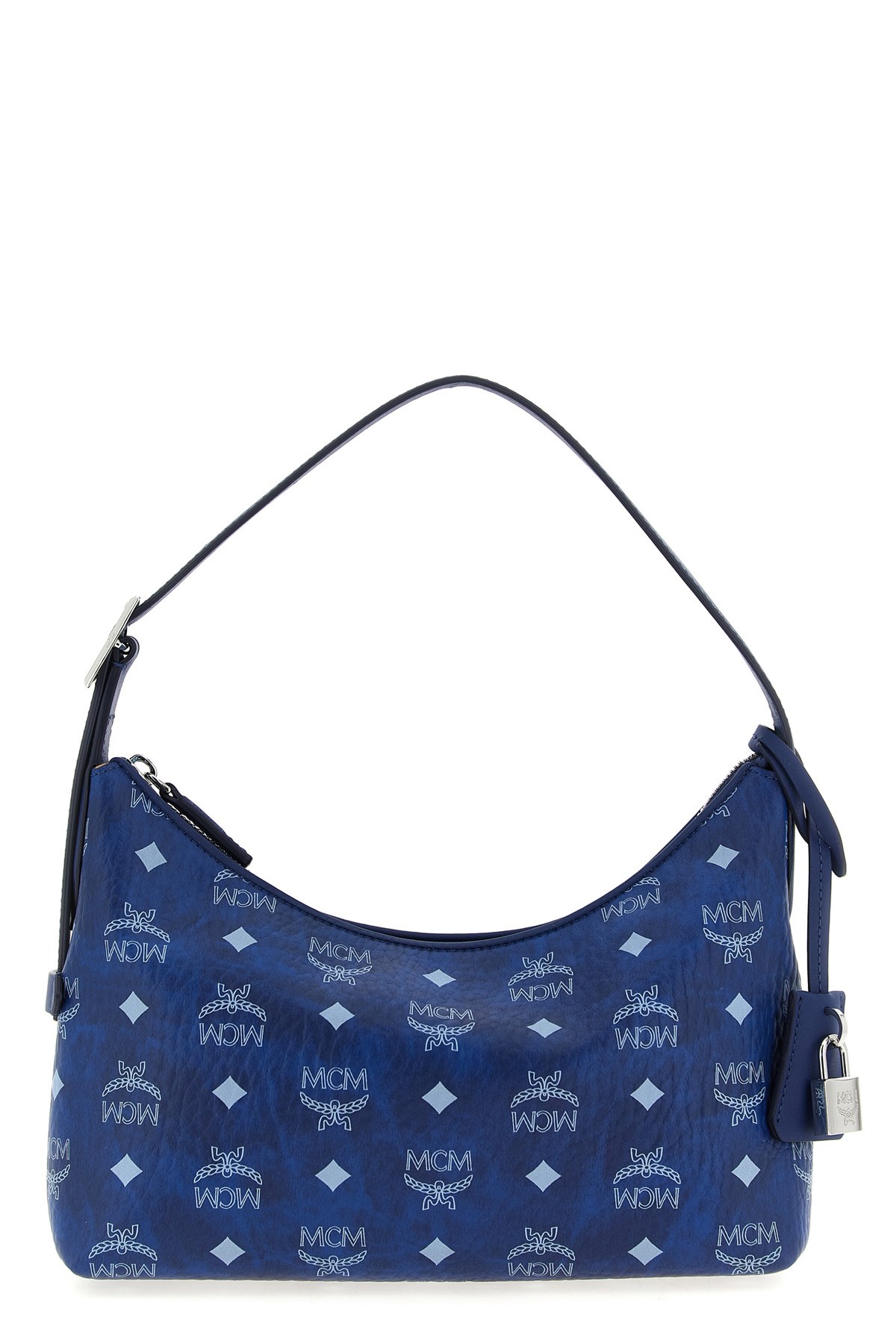 Mcm 'aren Hobo' Small Shoulder Bag In Blue