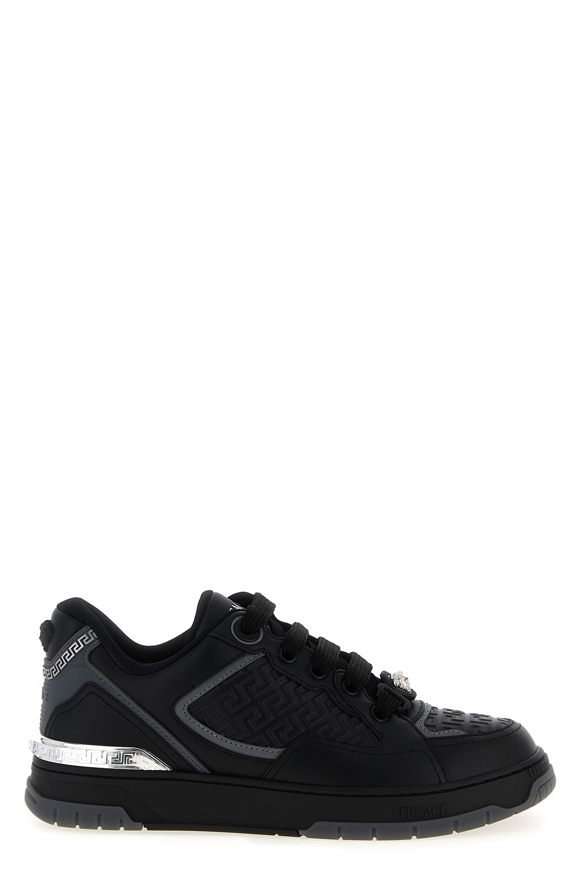 Versace 'biggie Basket' Sneakers In Black
