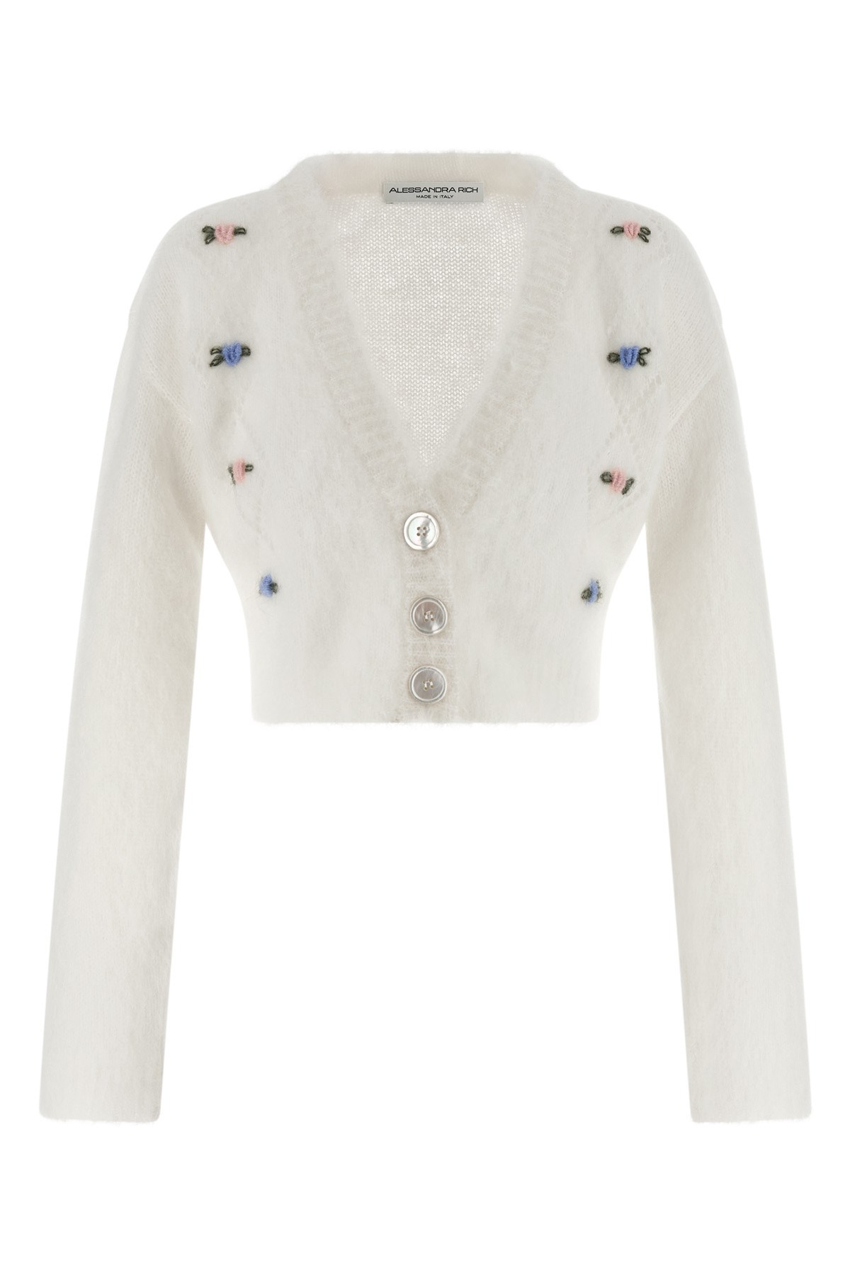 ALESSANDRA RICH 'Carded Mohair' Cardigan