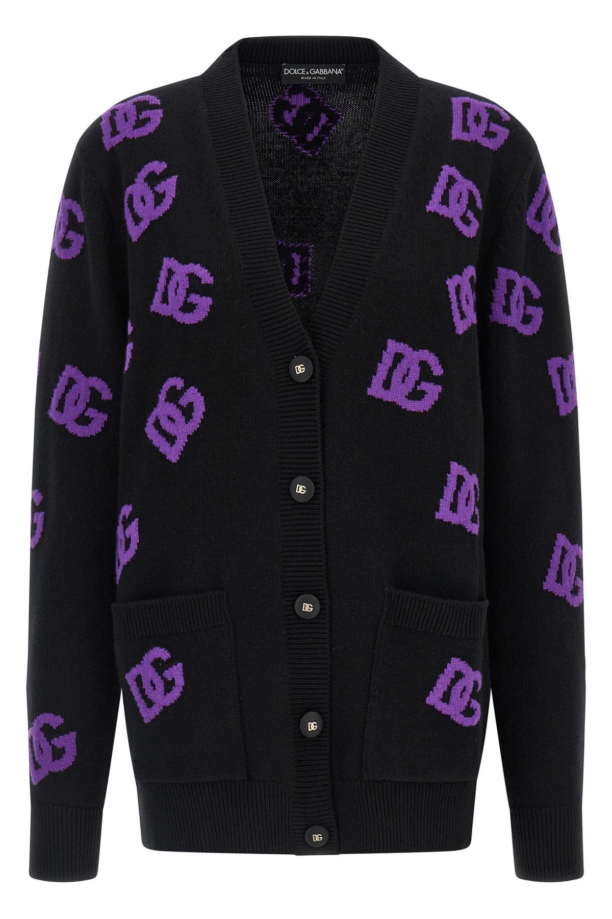 Dolce & Gabbana Logo Cardigan In Multi