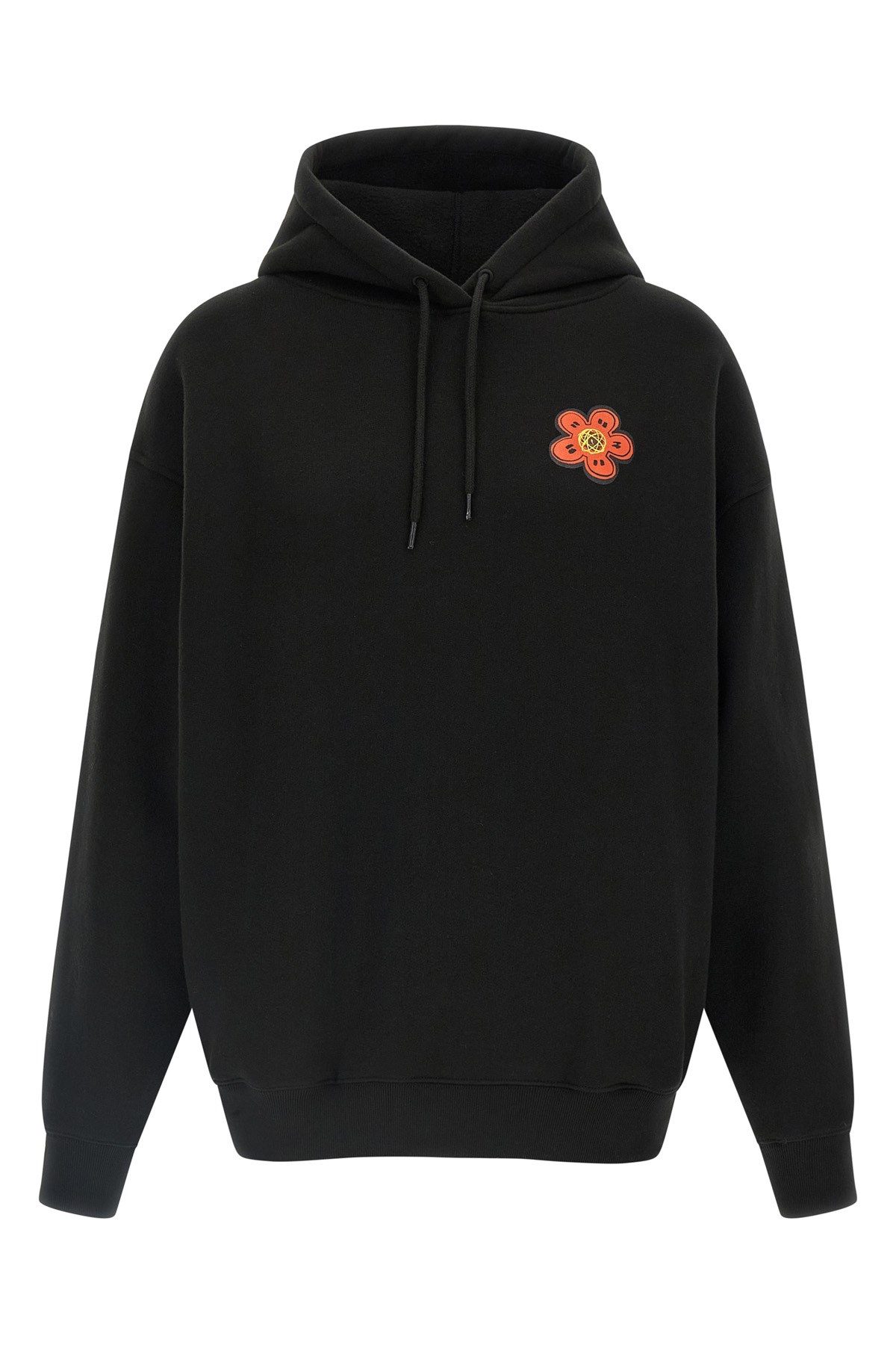 Kenzo Cotton Futura 2000 Sweatshirt With Graphic Prints In Black
