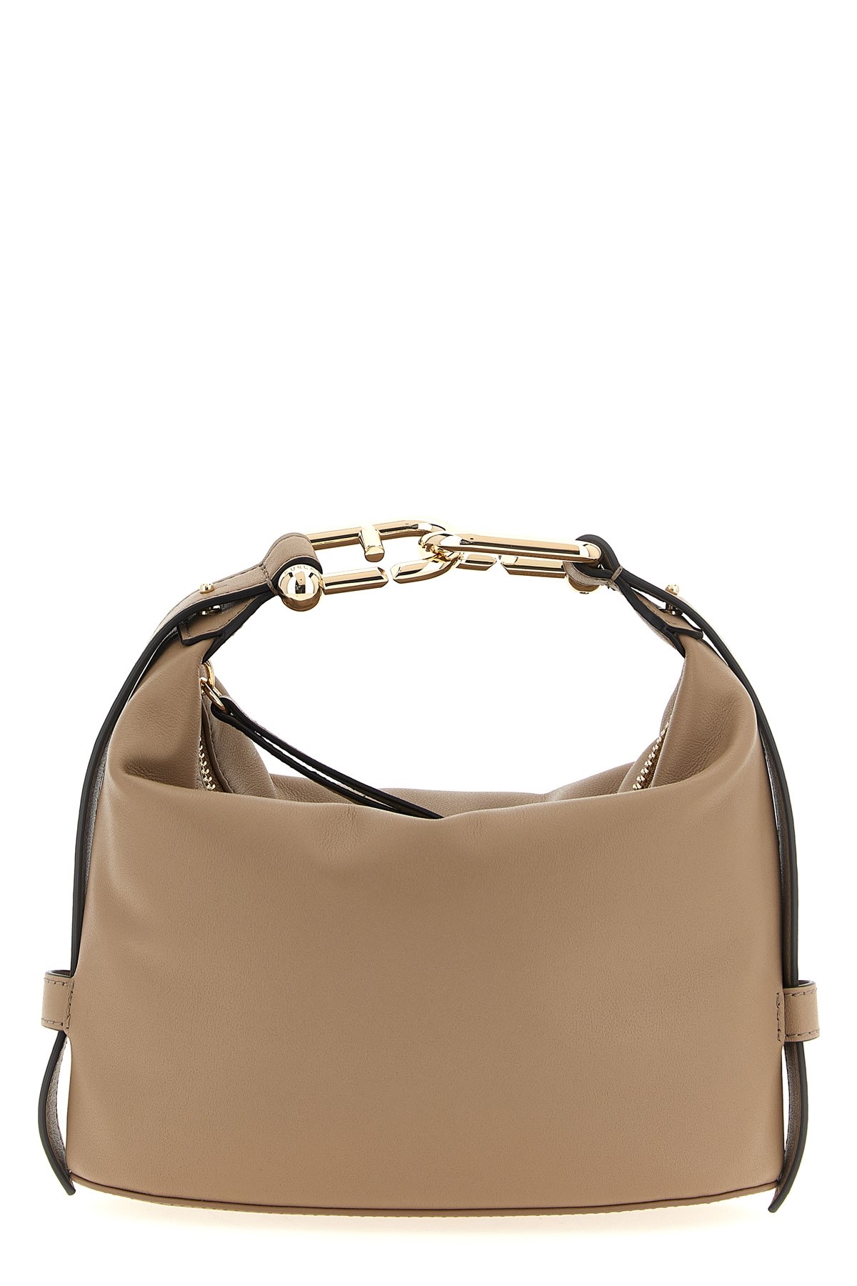 Furla Nuvola Mini Leather Handbag In Sand
