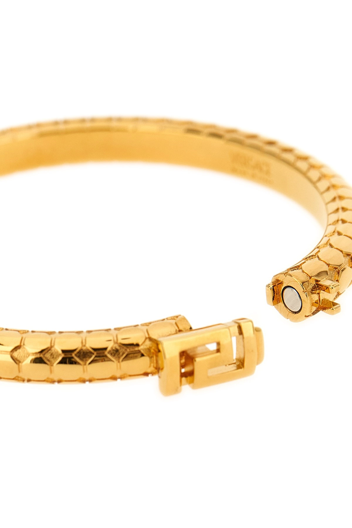 アンクレット VERSACE FW25 'Greca' bangle (10205641A00620 3J000) Greca Bangle Bracelet Gold | VERSACE US