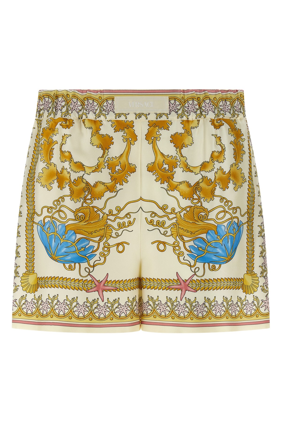 Versace 'barocco' Shorts In Multi