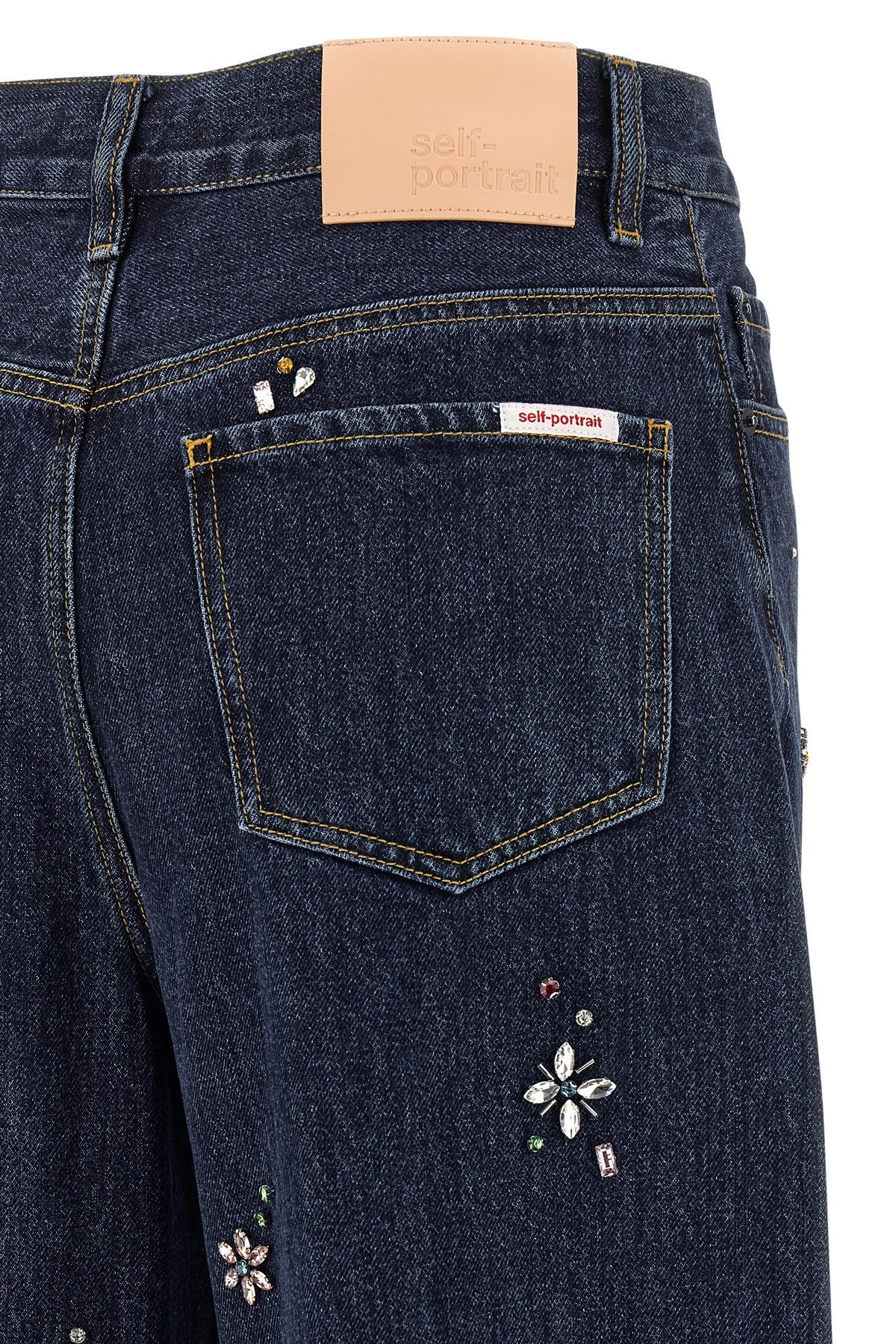 Self portrait 'barrel leg' jeans available on julian-fashion