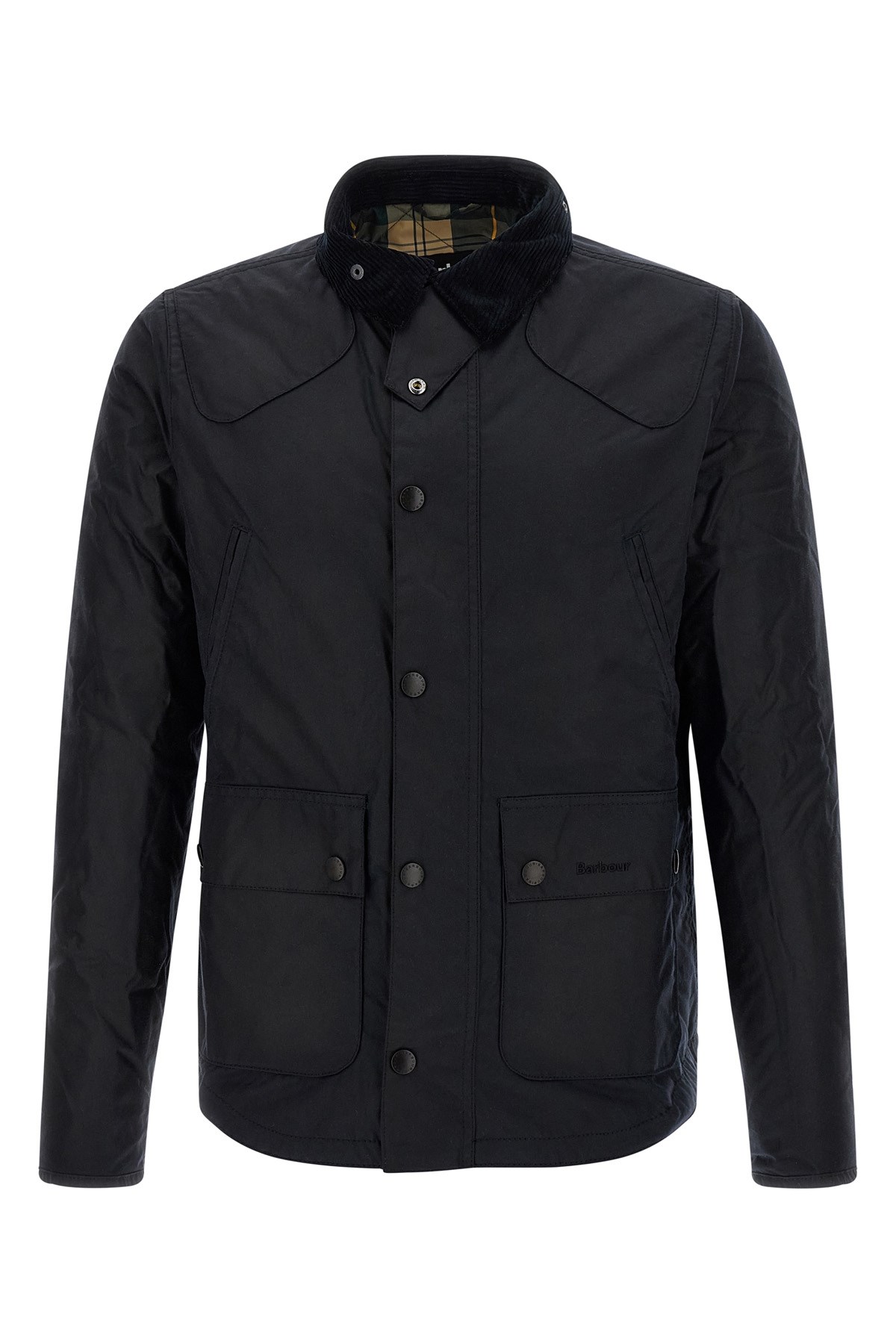 Barbour Reelin Wax Jacket Aw25 Wax Cot Outw In Blue