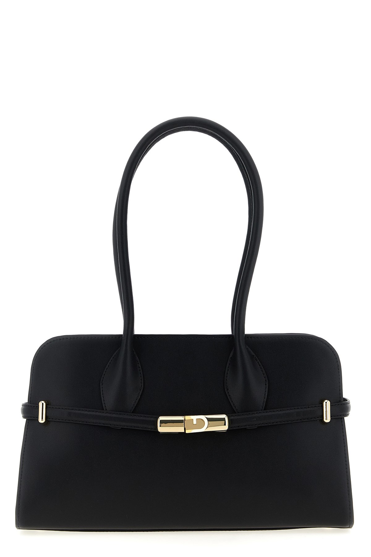Furla Goccia Dome M Shoulder Bag In Black