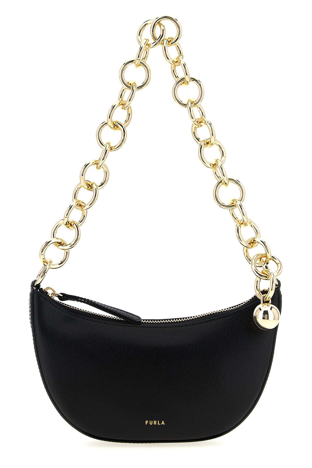Furla Sfera Mini Shoulder Bag In Black