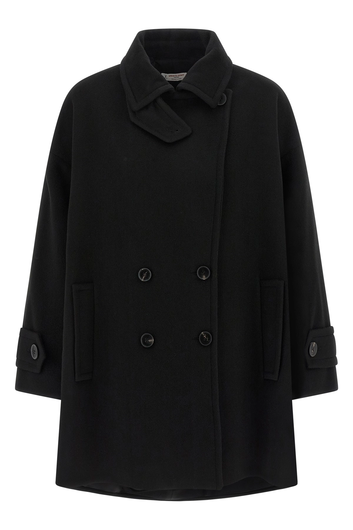 コート O BIANI FW25 Double-breasted caban (PP891W0039 90) Alberto biani Double-breasted caban available on julian