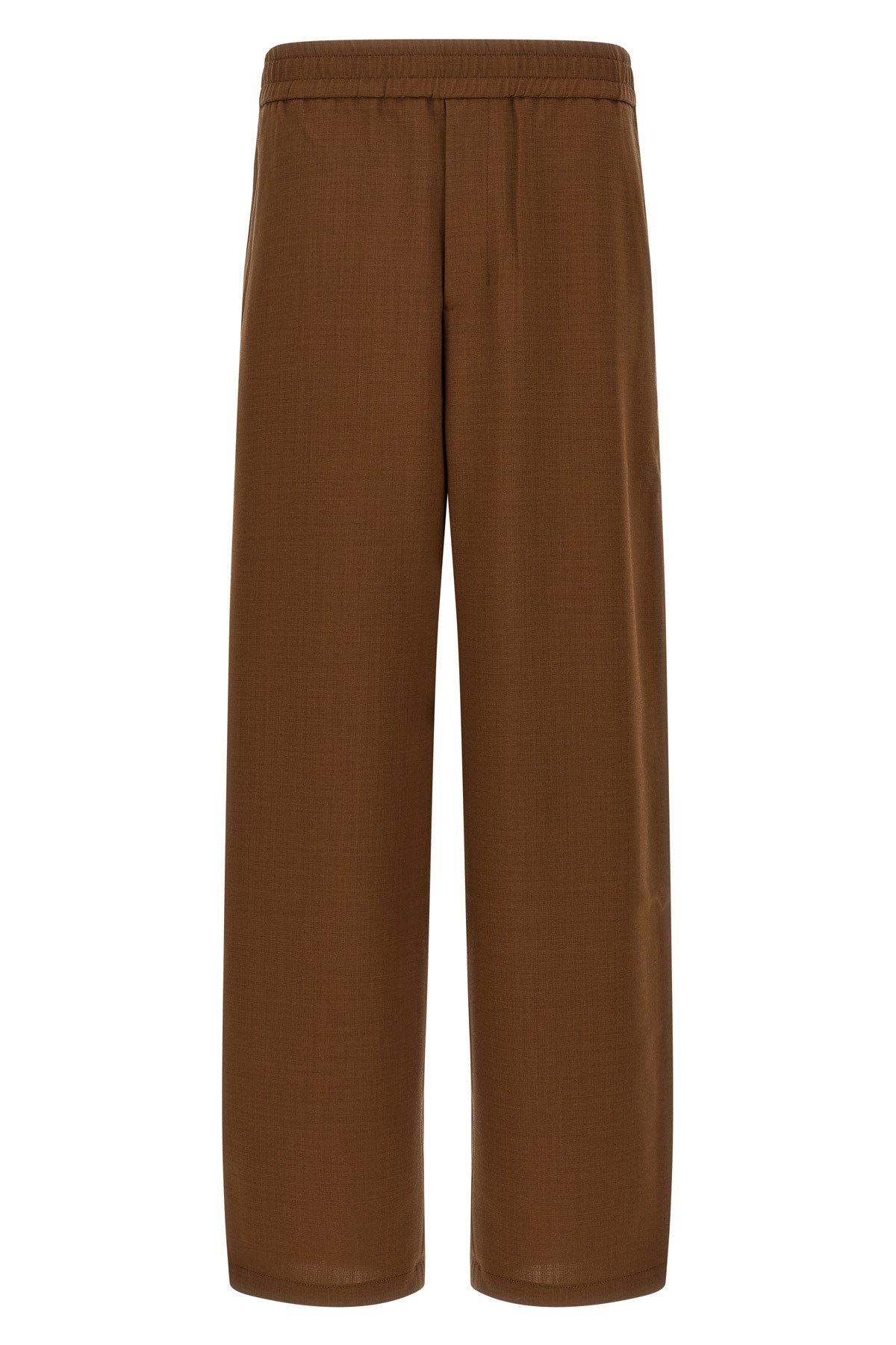 Ami Alexandre Mattiussi Trousers Wool Adjustable Waistband In Multi