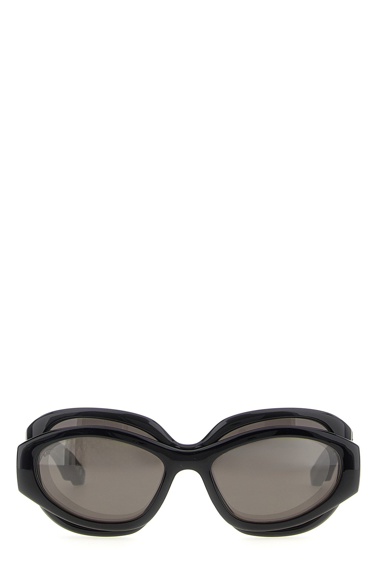Balenciaga Thick Frame Superbusy Sunglasses In Black