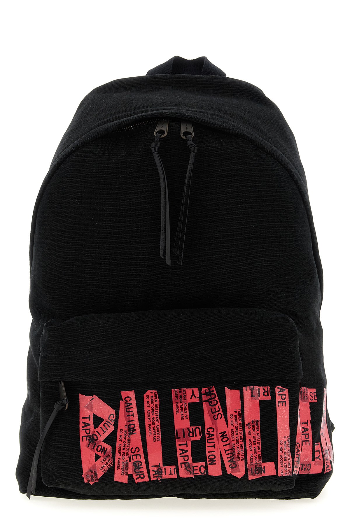 Balenciaga 'tape Type' Backpack In Black
