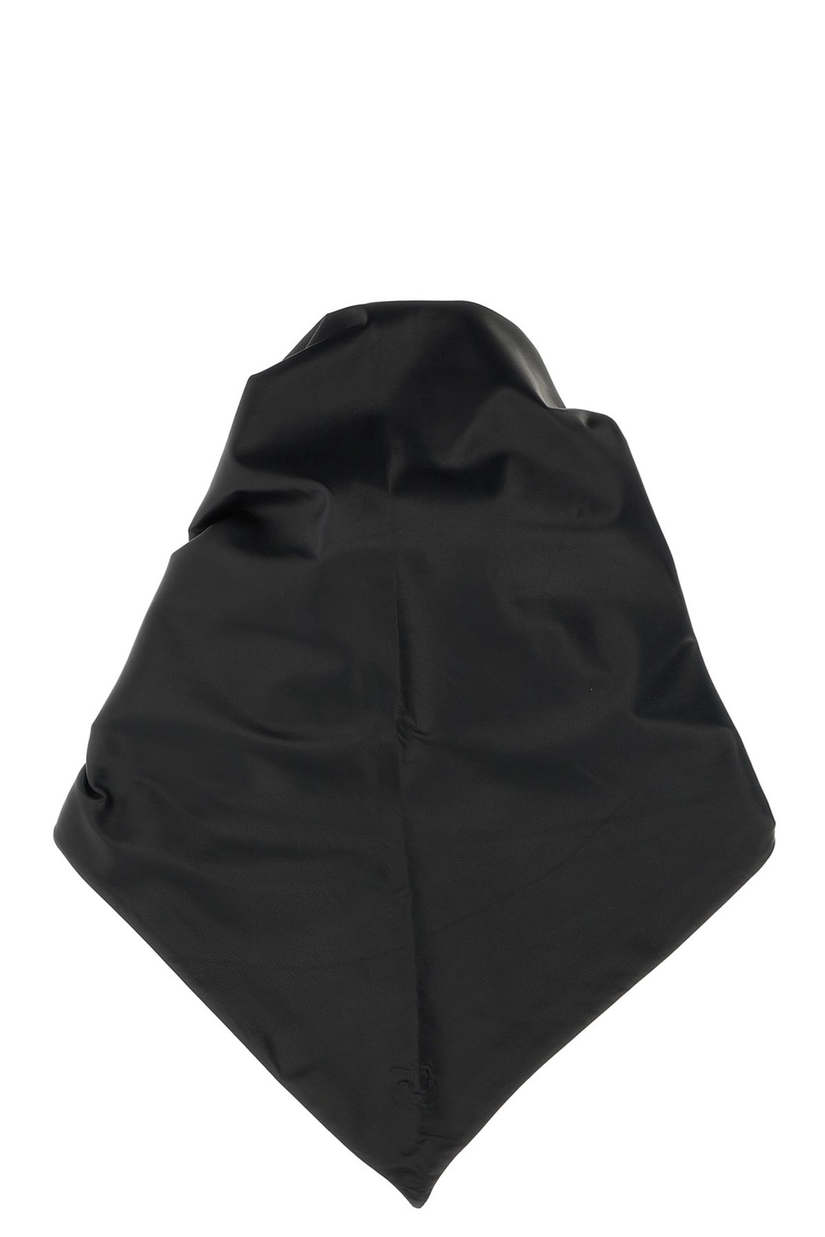 スカーフ MAGDA BUTRYM FW25 '26' scarf (368725 BLACK) Leather tie scarf in black