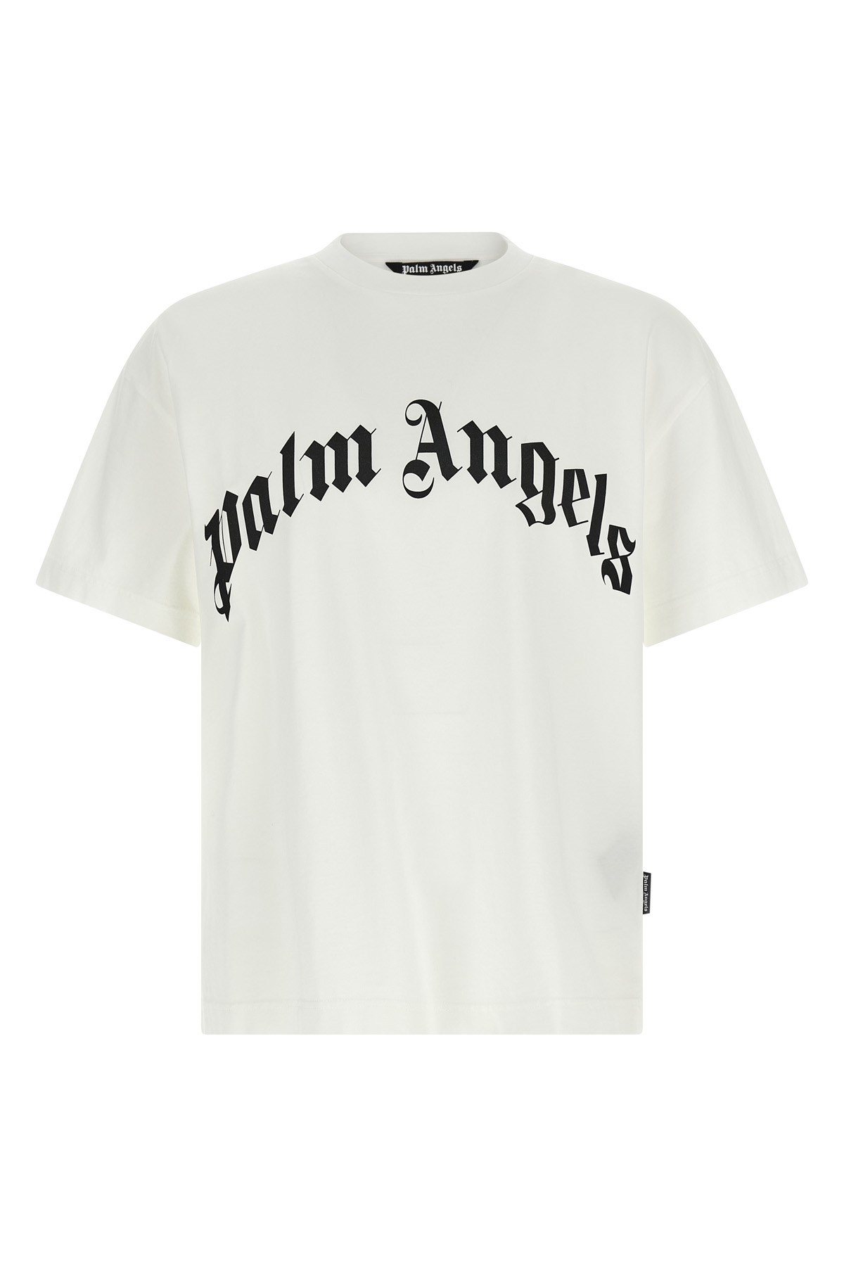 Palm Angels Regular Logo T-shirt Short Sleeves In Multi