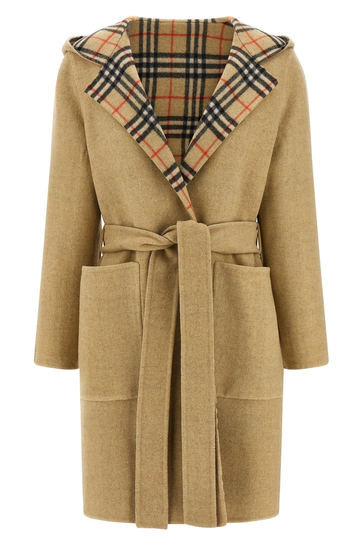 コート Burberry 'Hampshire' reversible coat (8113069 SANDIPCHECK) BDA331D0-E32A-465B-ADFB-