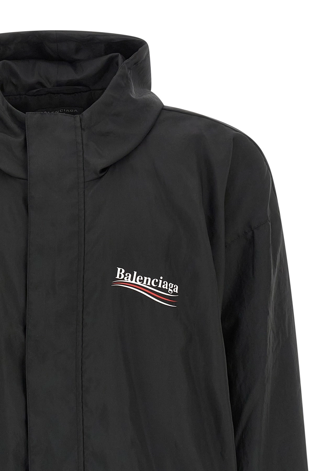 Balenciaga 'political campaign' anorak available on julian