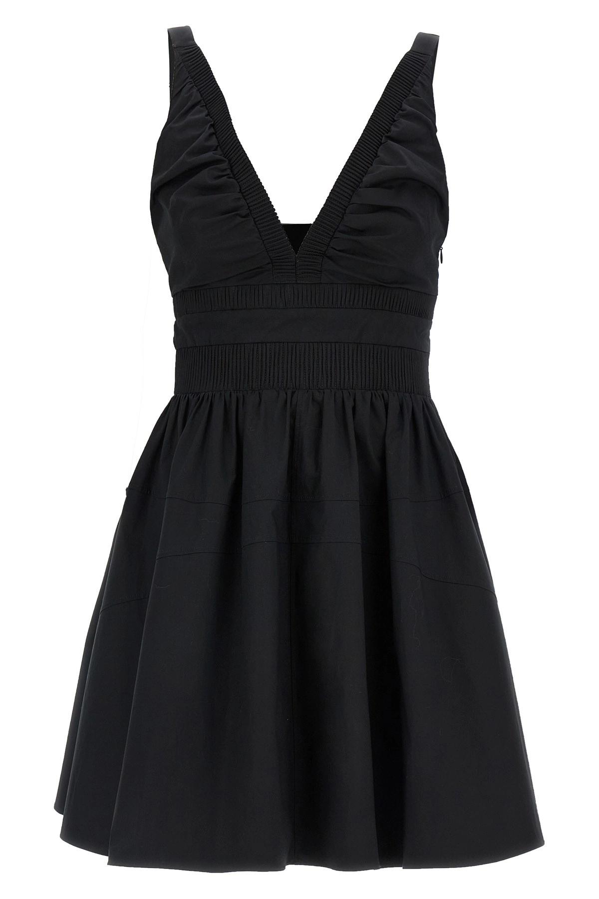 ワンピース GIOVANNI BEDIN SS25 Ribbed detail dress (GB25066 BLACK) Giovanni bedin Ribbed detail dress available on julian