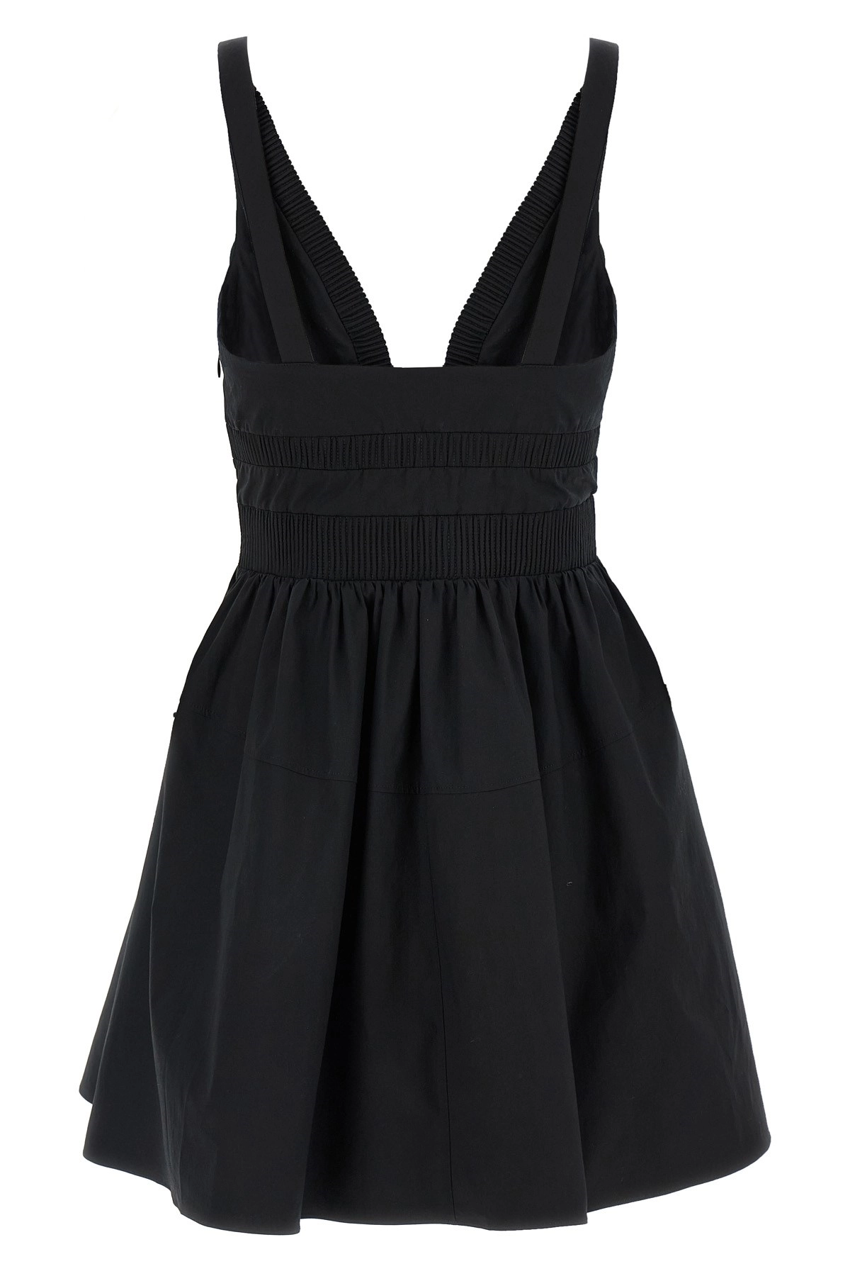 ワンピース GIOVANNI BEDIN SS25 Ribbed detail dress (GB25066 BLACK) Giovanni bedin Ribbed detail dress available on julian