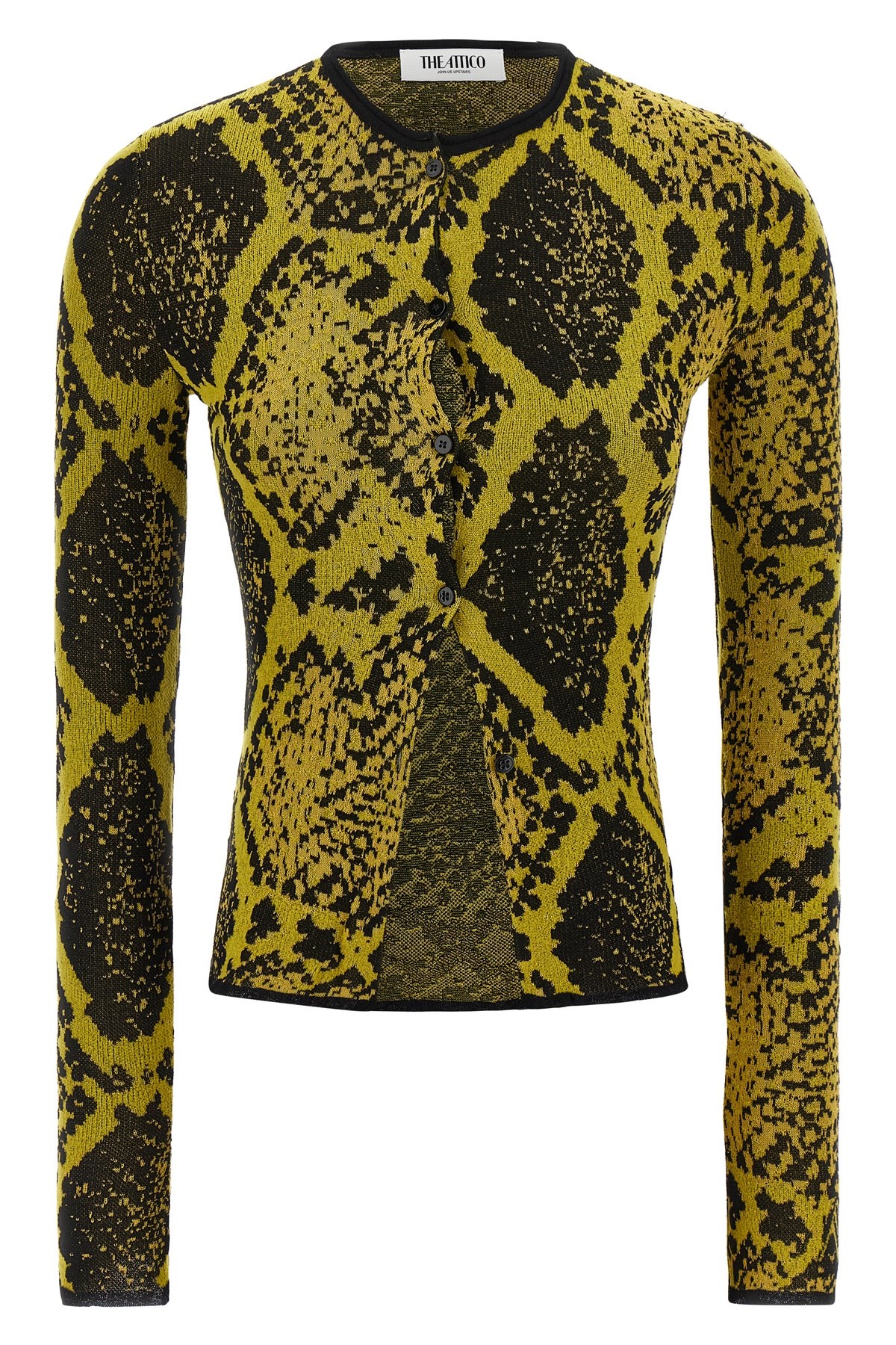 Tシャツ・カットソー Alexander Wang FW25 'catena' sweater (1KC3251062 001) alexanderwang アレキサンダーワング ブラック コットンブレンド